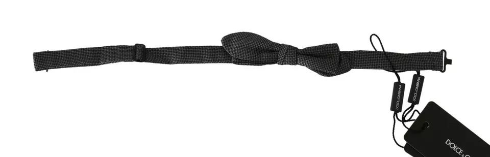 Silk Patterned Mens NeckMen's Bow Men's Tie - Dolce & Gabbana - Modalova