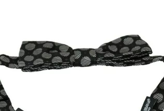 Silk Circles Men NeckMen's Bow Men's Tie - Dolce & Gabbana - Modalova