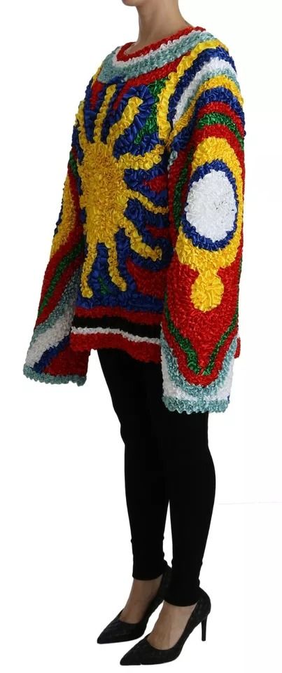 Sun Ruffled Top Blouse Women's Sweater - Dolce & Gabbana - Modalova