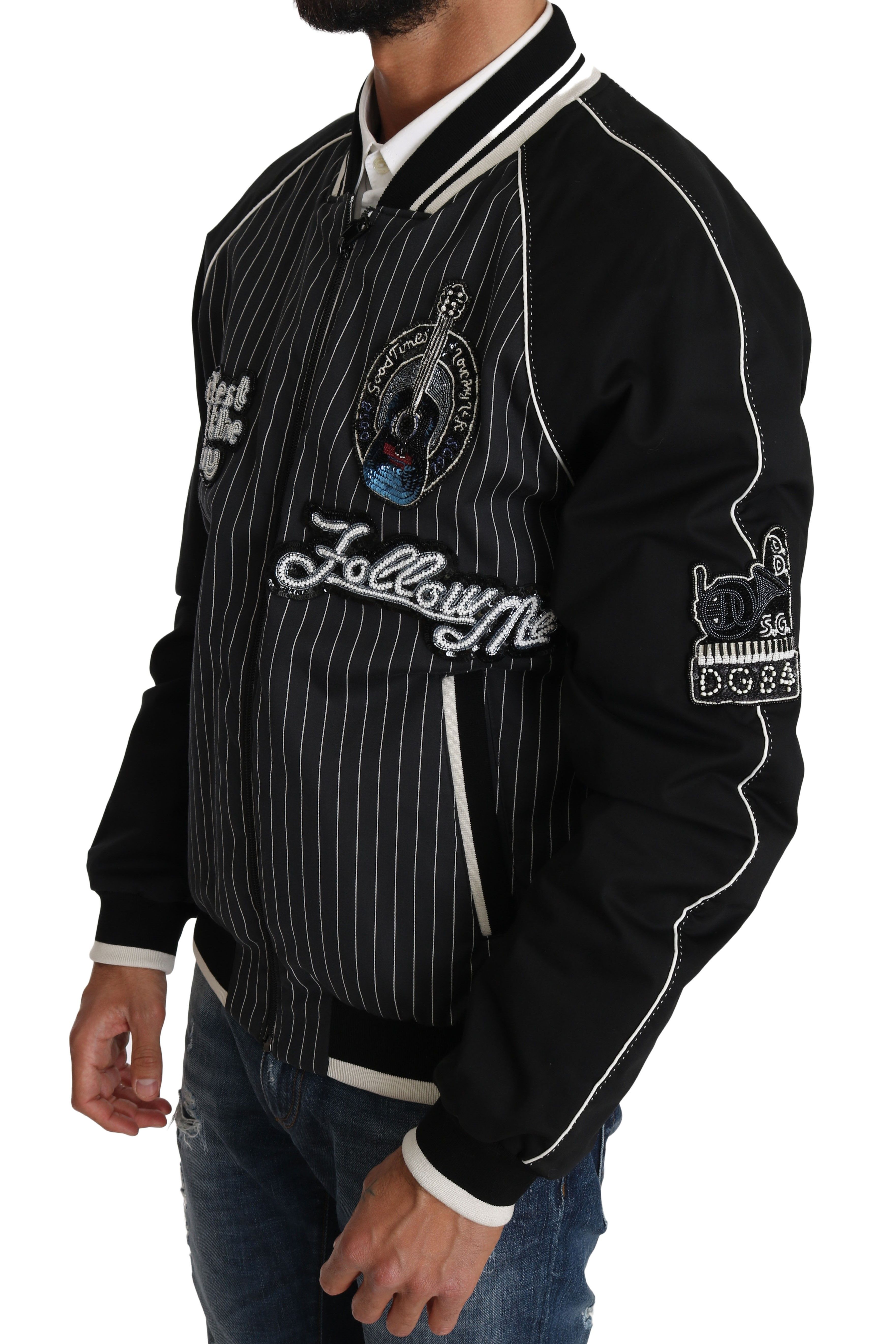 DD58 SG62 Sequined Beaded Men's Jacket - Dolce & Gabbana - Modalova