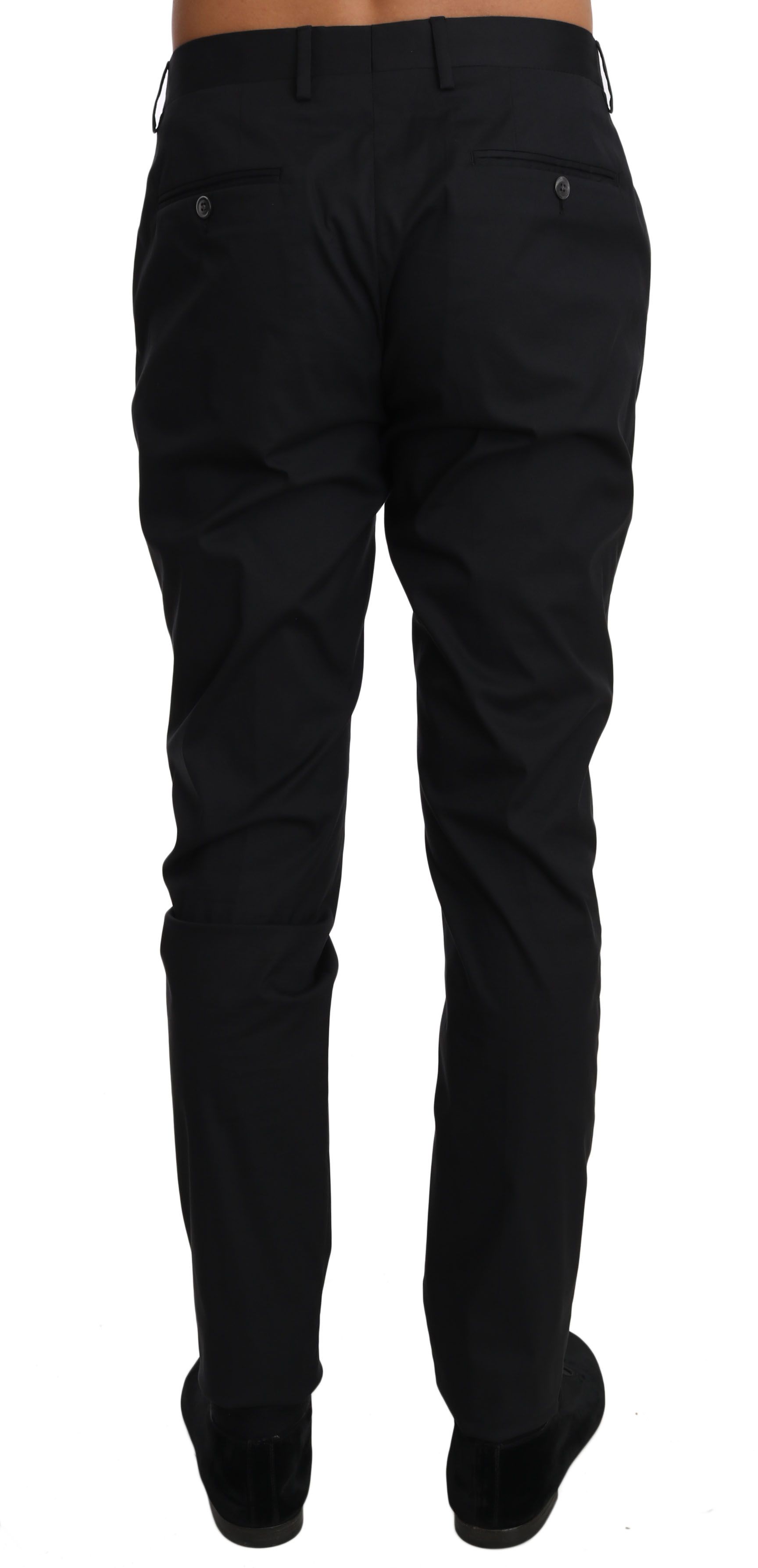 Cotton Stretch Formal Trousers Men's Pants - Dolce & Gabbana - Modalova
