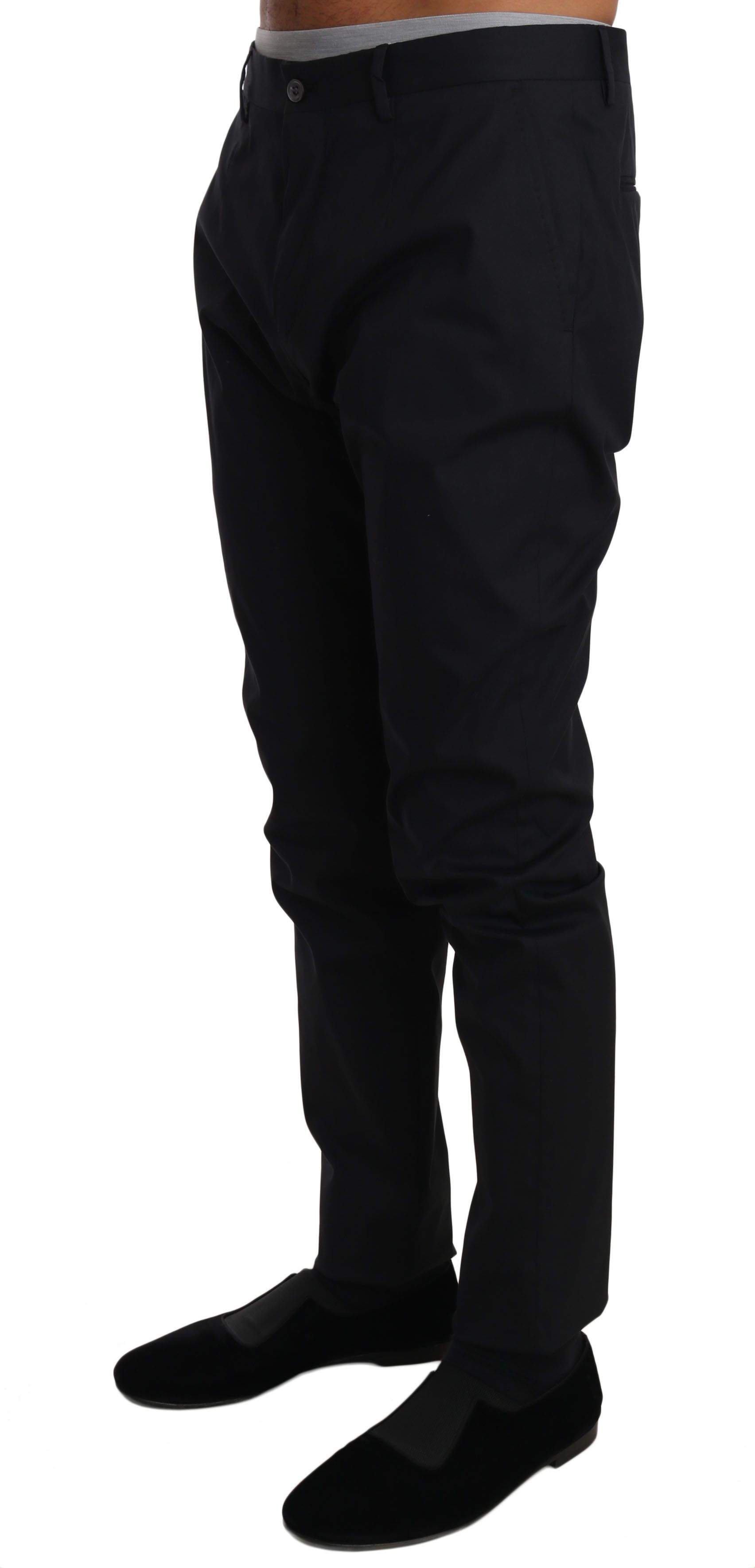 Cotton Stretch Formal Trousers Men's Pants - Dolce & Gabbana - Modalova
