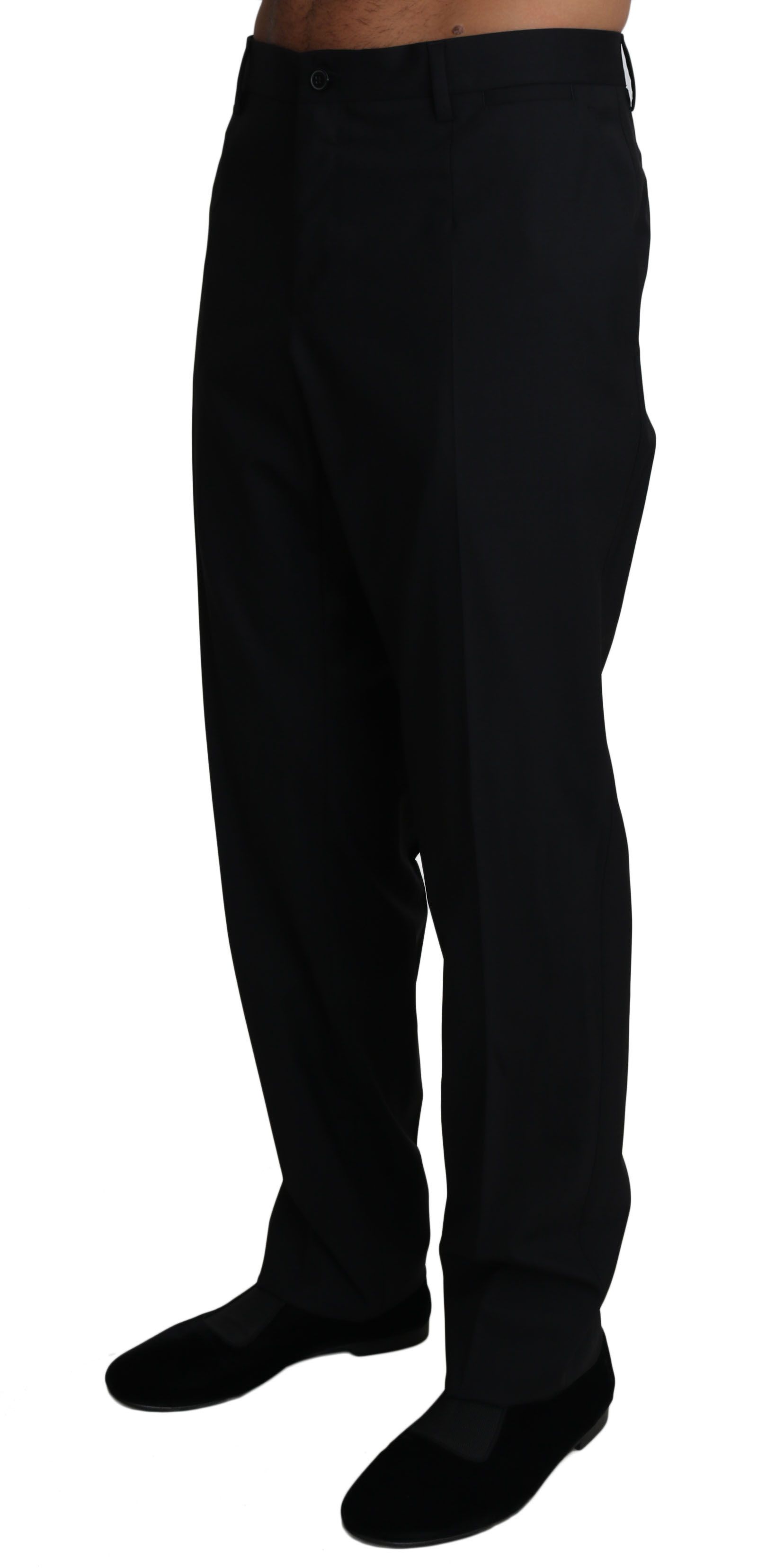 Wool Stretch Dress Trousers Men's Pants - Dolce & Gabbana - Modalova