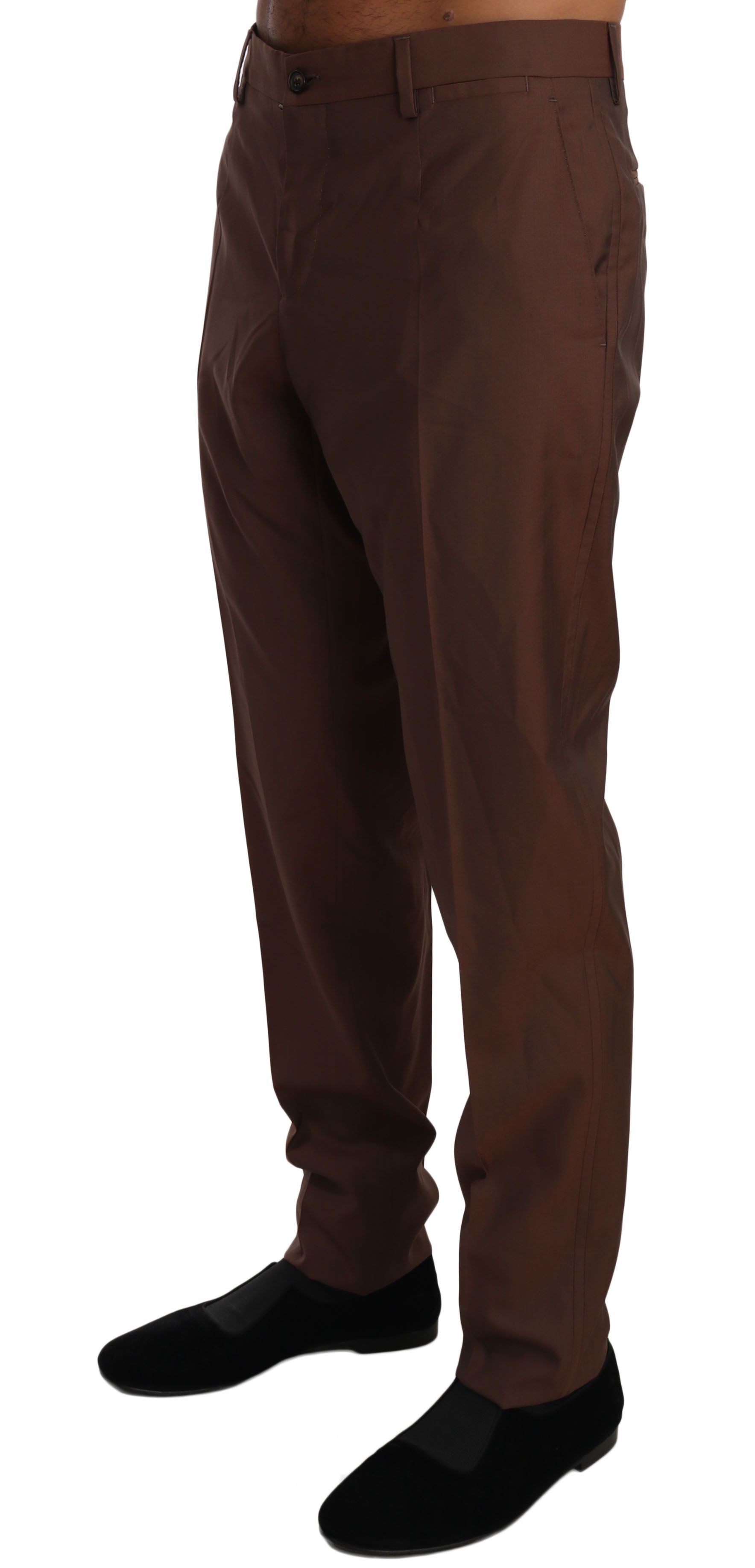 Wool Silk Formal Trousers Men's Pants - Dolce & Gabbana - Modalova