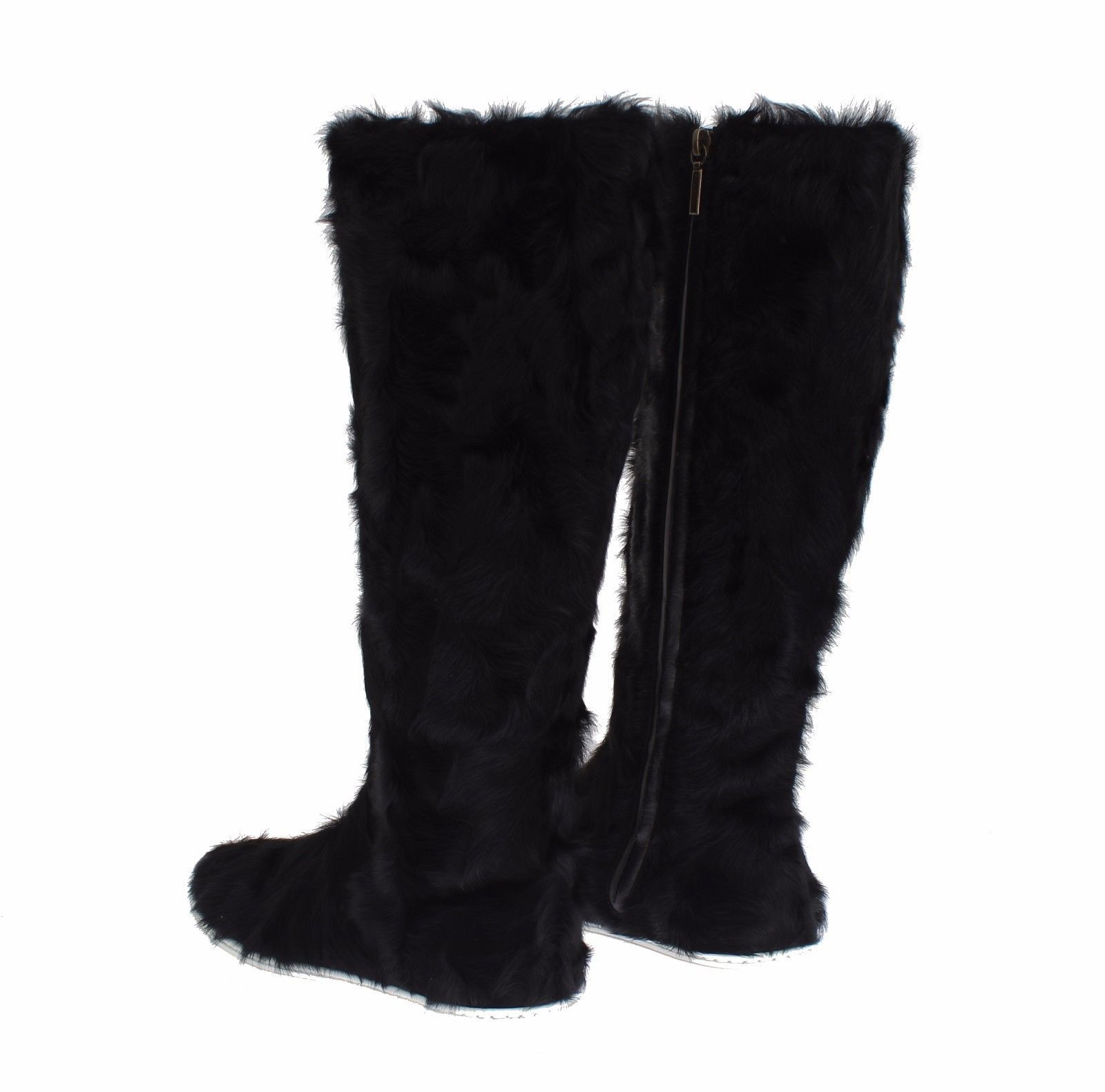 Xiangao Lamb Fur Leather Women's Boots - Dolce & Gabbana - Modalova