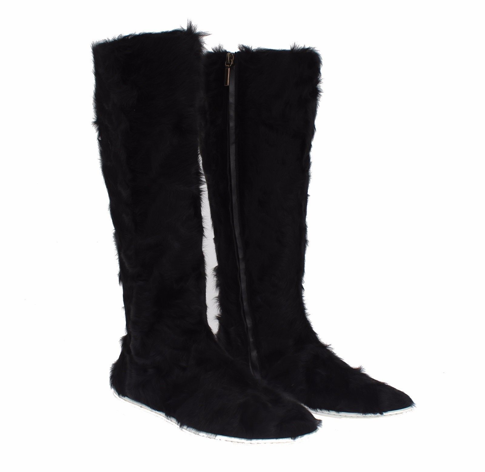 Xiangao Lamb Fur Leather Women's Boots - Dolce & Gabbana - Modalova