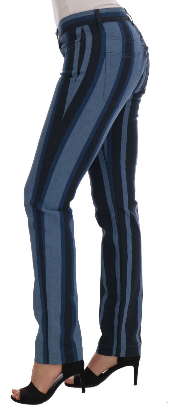 GIRLY Striped Cotton Women's Jeans - Dolce & Gabbana - Modalova