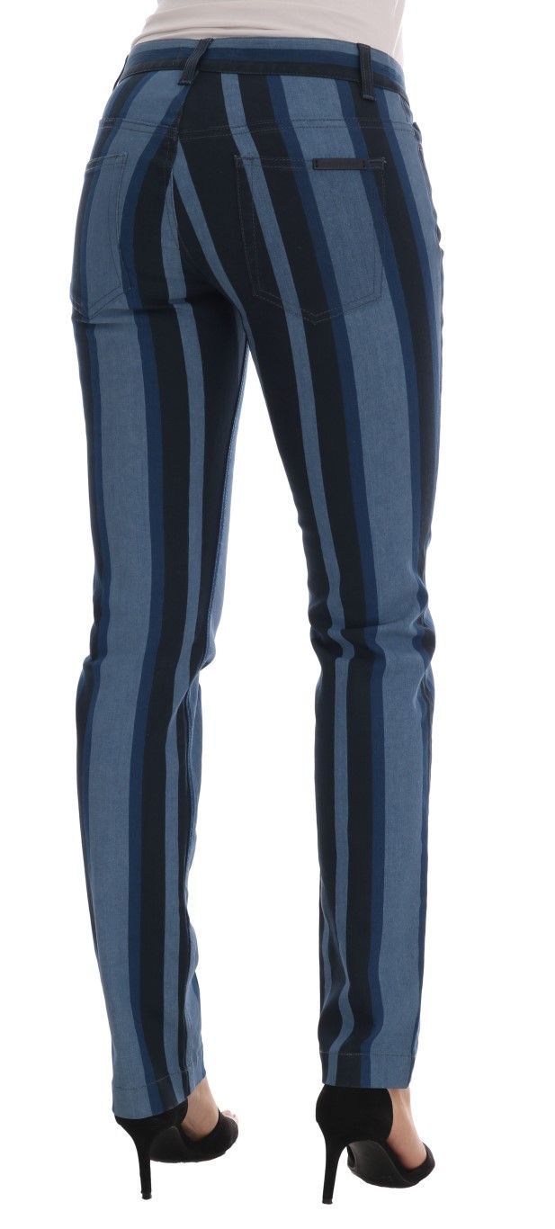 GIRLY Striped Cotton Women's Jeans - Dolce & Gabbana - Modalova