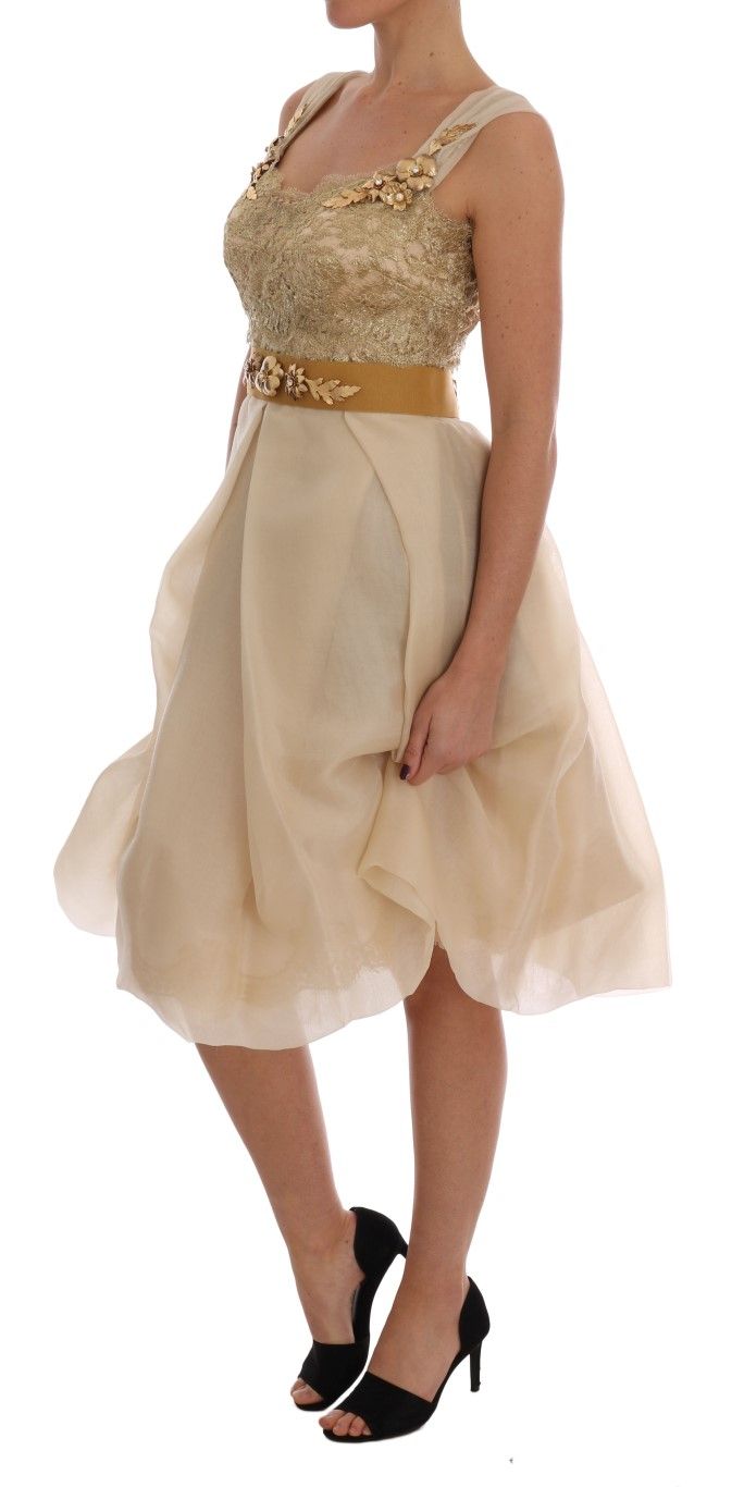 Silk Crystal Embellished Women's Dress - Dolce & Gabbana - Modalova