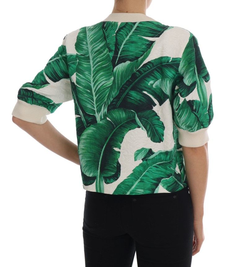 Pineapple Banana Sequins Crewneck Women's Sweater - Dolce & Gabbana - Modalova