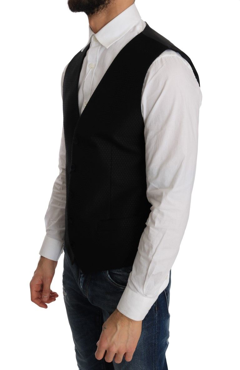 Polka Dot Pattern Men's Vest - Dolce & Gabbana - Modalova