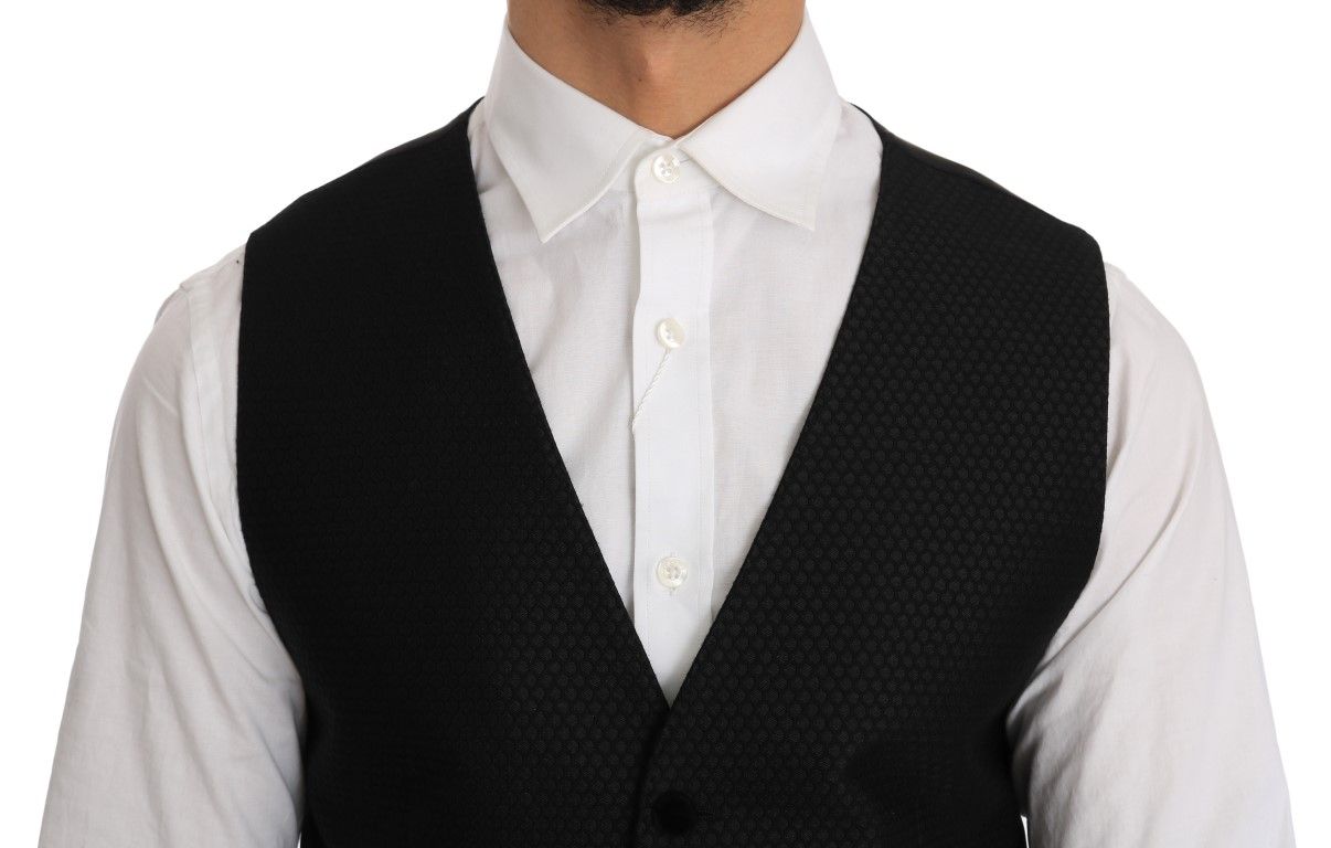 Polka Dot Pattern Men's Vest - Dolce & Gabbana - Modalova