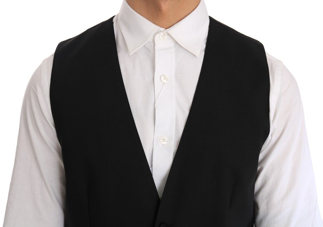 Wool Silk Men's Vest - Dolce & Gabbana - Modalova