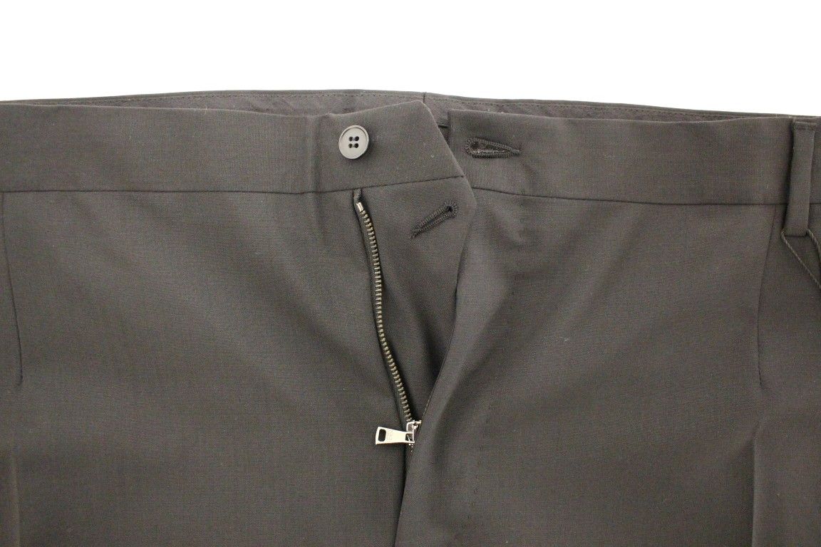 Wool Stretch Pleated Men's Pants - Dolce & Gabbana - Modalova