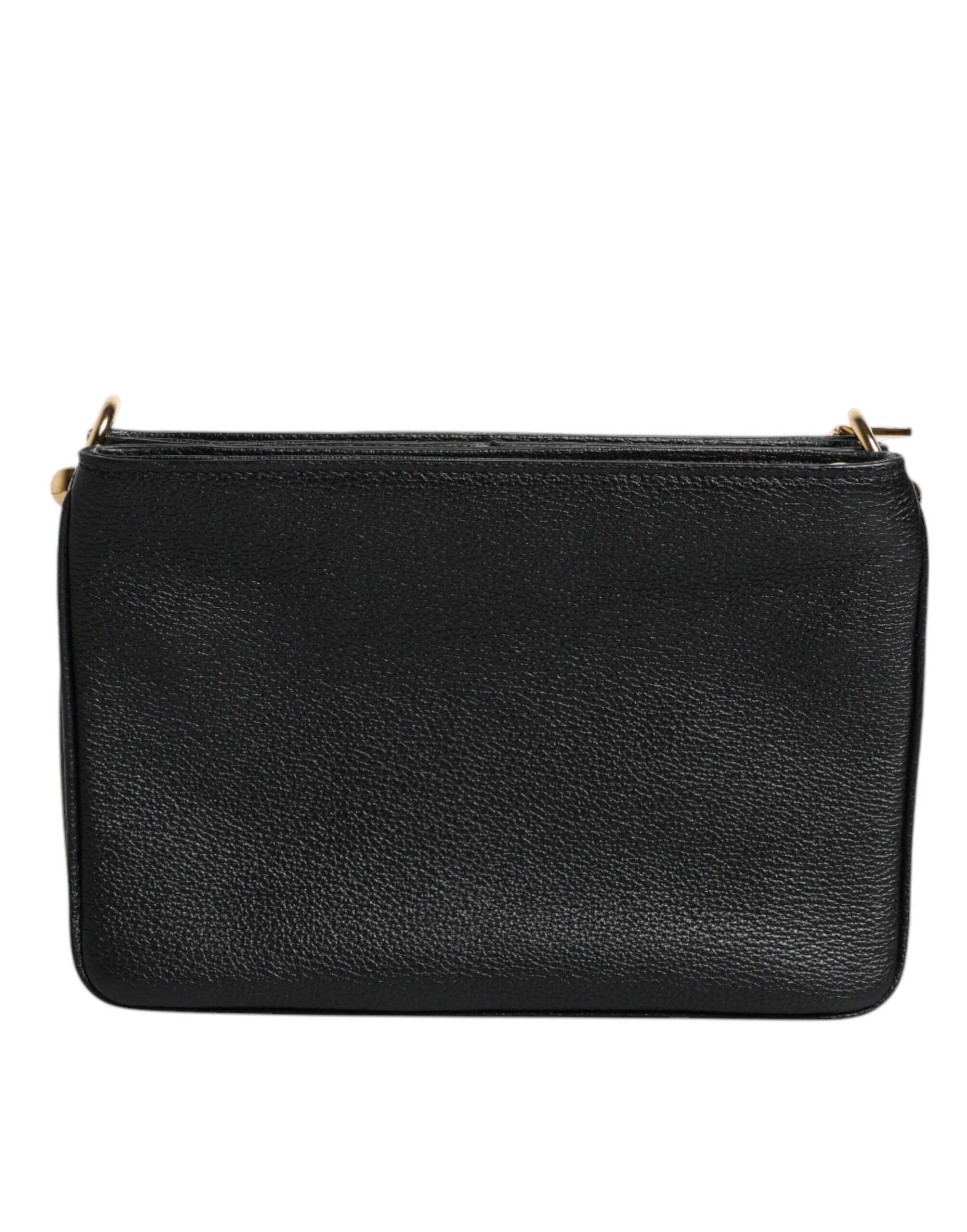 Grain Leather Logo Plaque Clutch Women's Bag (Pre-Owned) - Dolce & Gabbana - Modalova