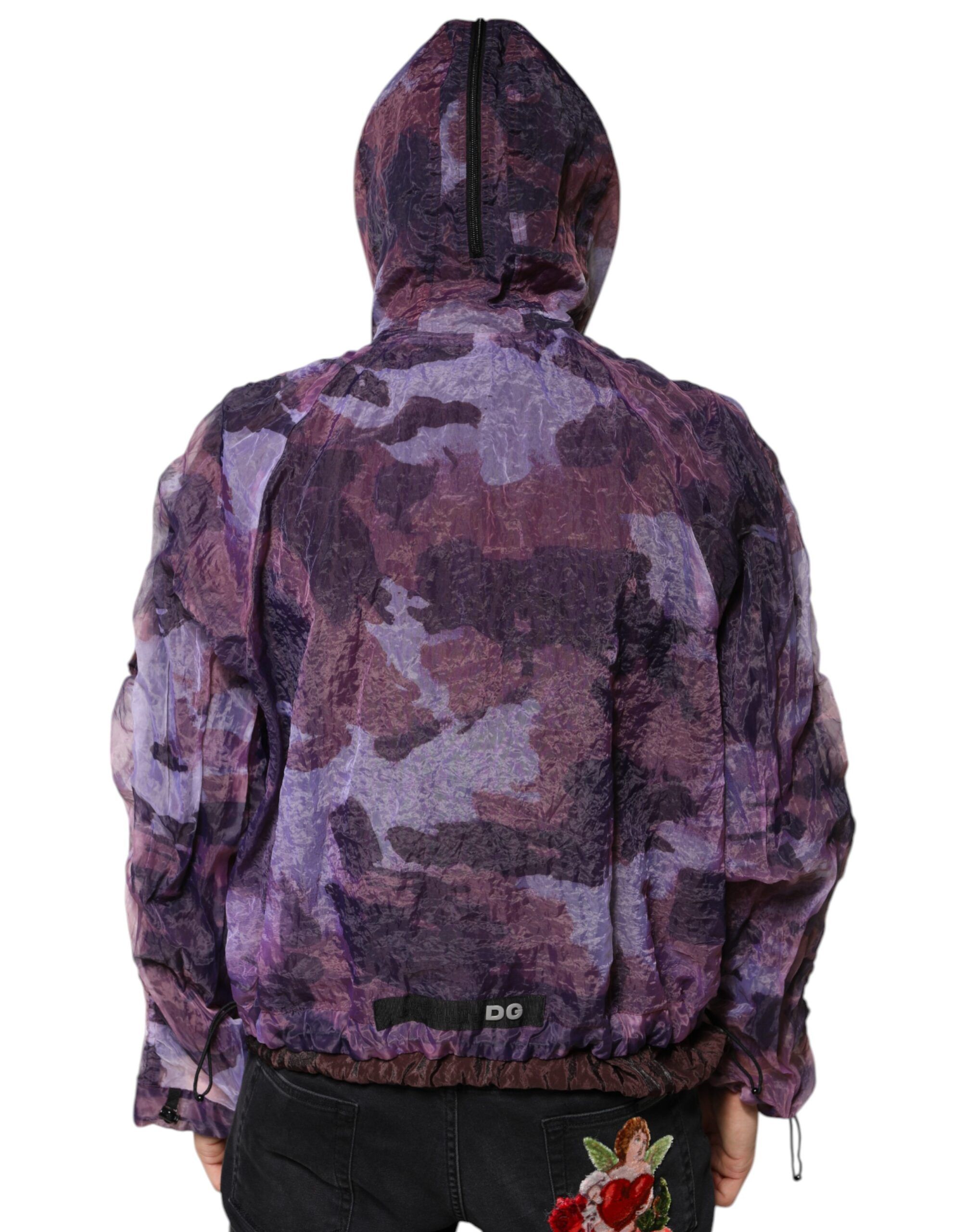 Camouflage Hooded Men Blouson Men's Jacket - Dolce & Gabbana - Modalova