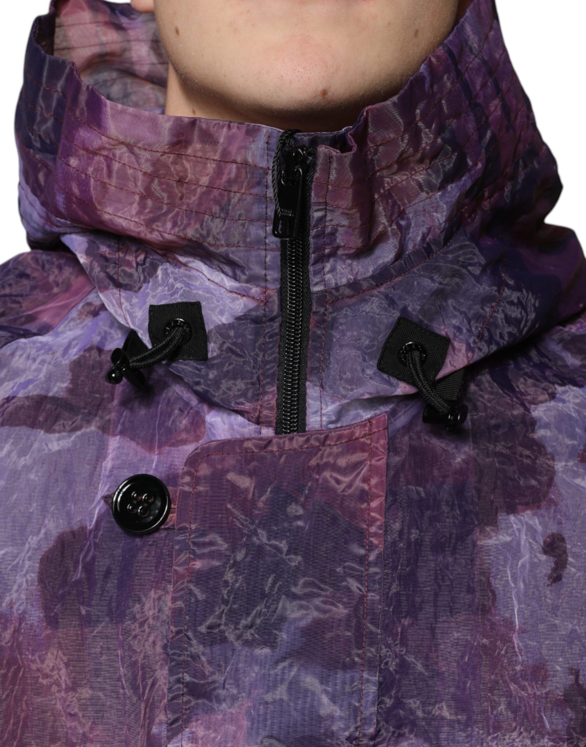 Camouflage Hooded Men Blouson Men's Jacket - Dolce & Gabbana - Modalova