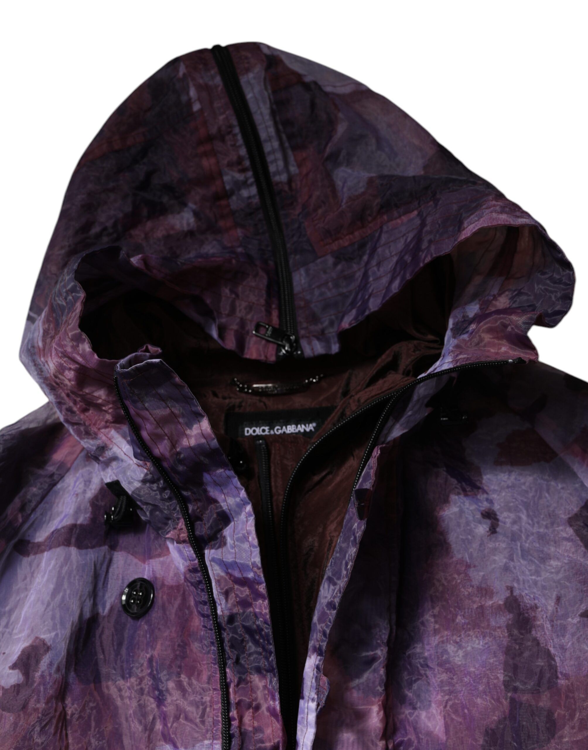 Camouflage Hooded Men Blouson Men's Jacket - Dolce & Gabbana - Modalova