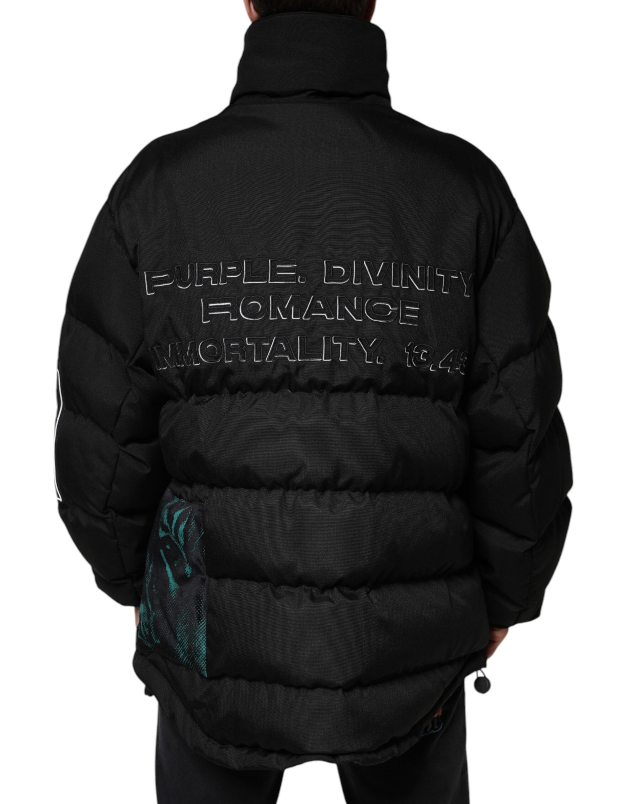 Nylon Puffer Men Full Zip Men's Jacket - Dolce & Gabbana - Modalova