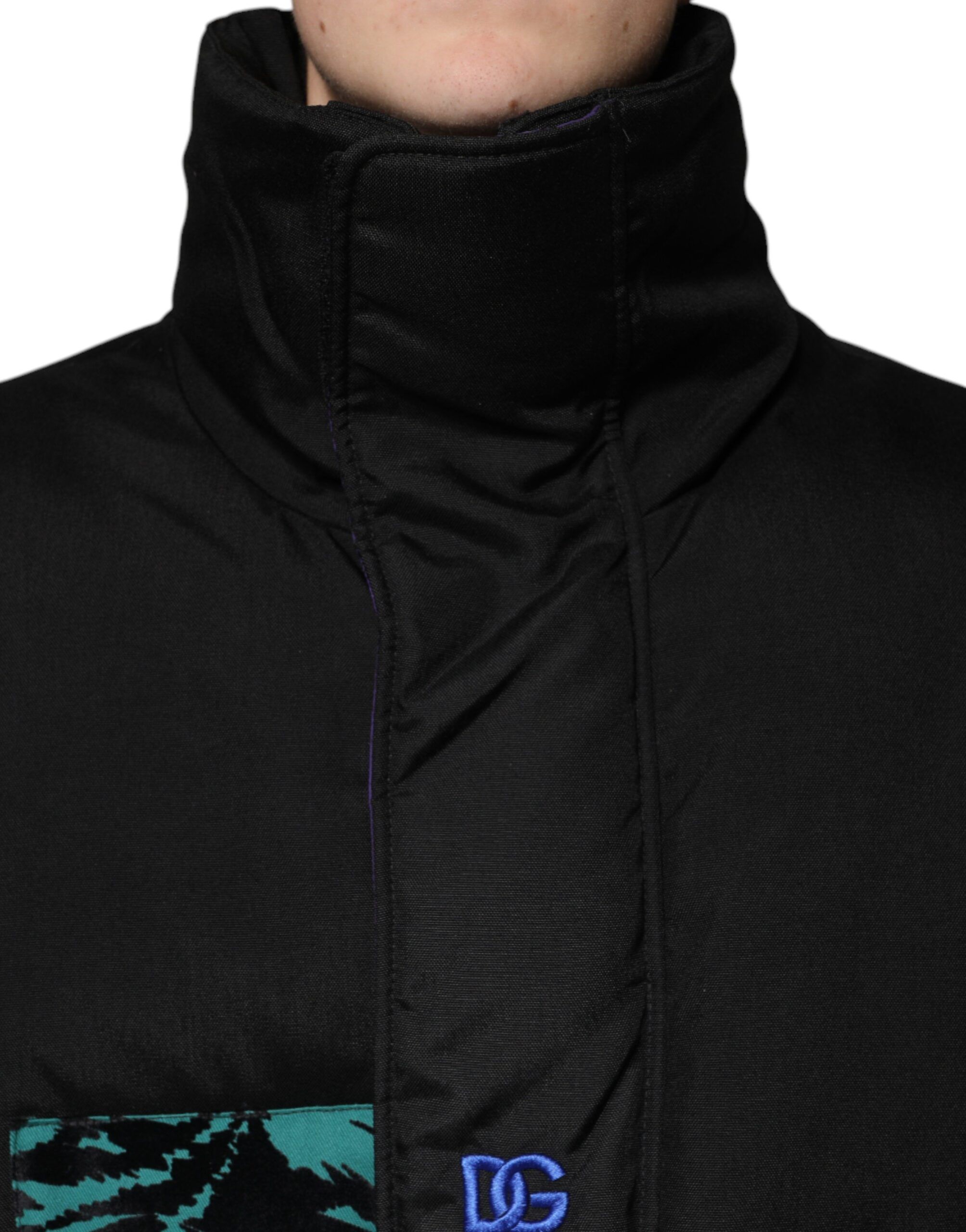Nylon Puffer Men Full Zip Men's Jacket - Dolce & Gabbana - Modalova