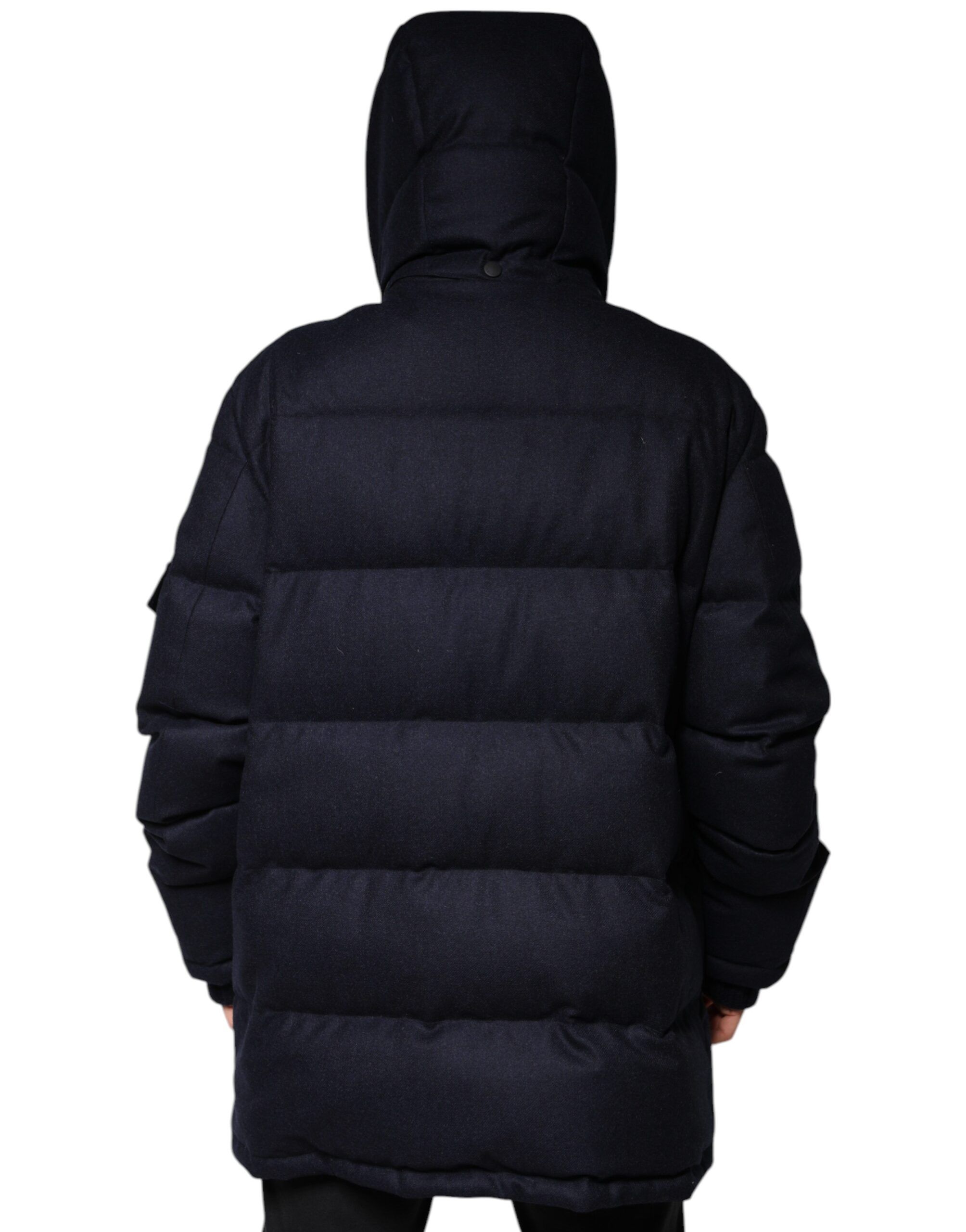 Nylon Hooded Puffer Men Coat Men's Jacket - Dolce & Gabbana - Modalova