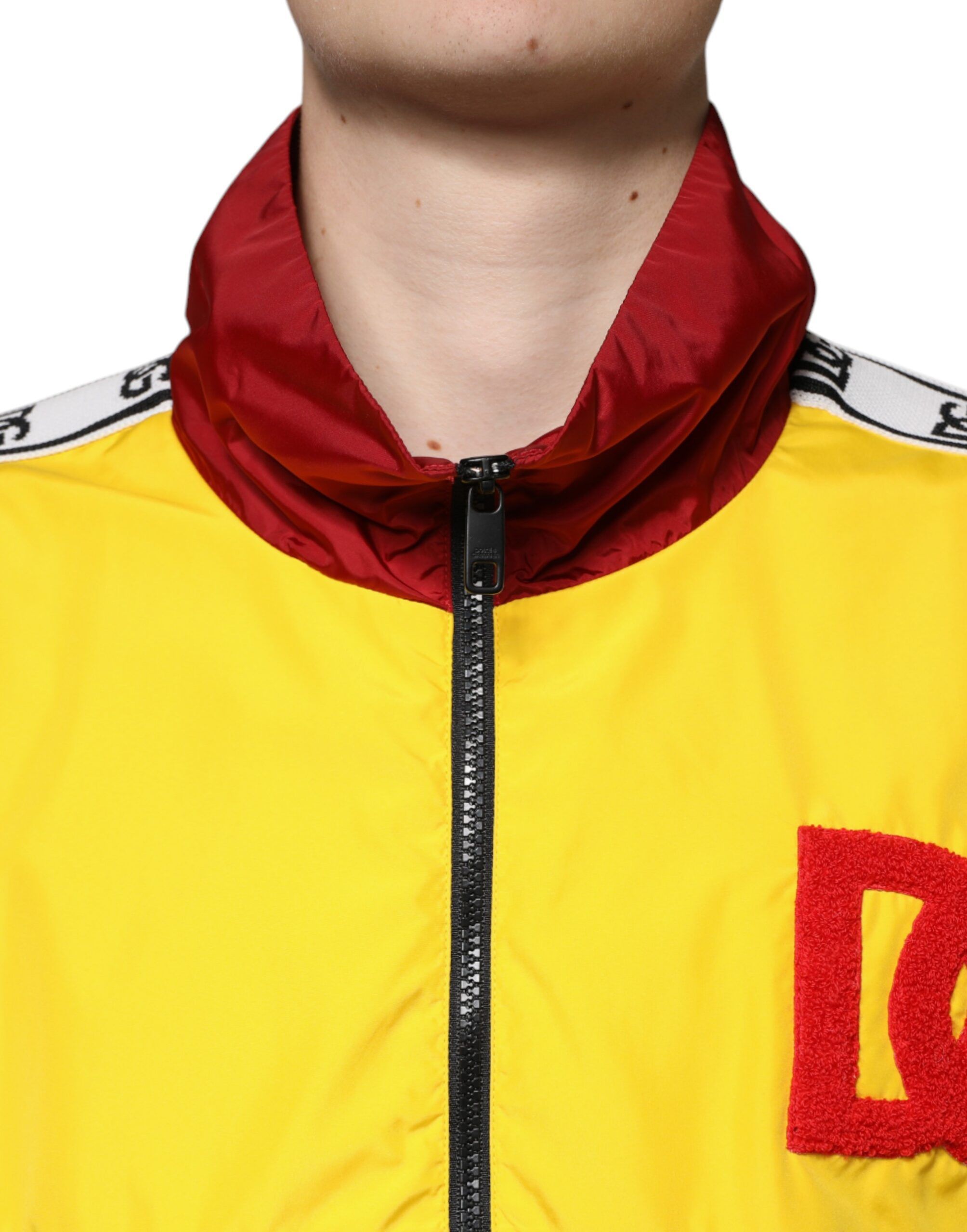 Patchwork Men Full Zip Men's Sweater - Dolce & Gabbana - Modalova
