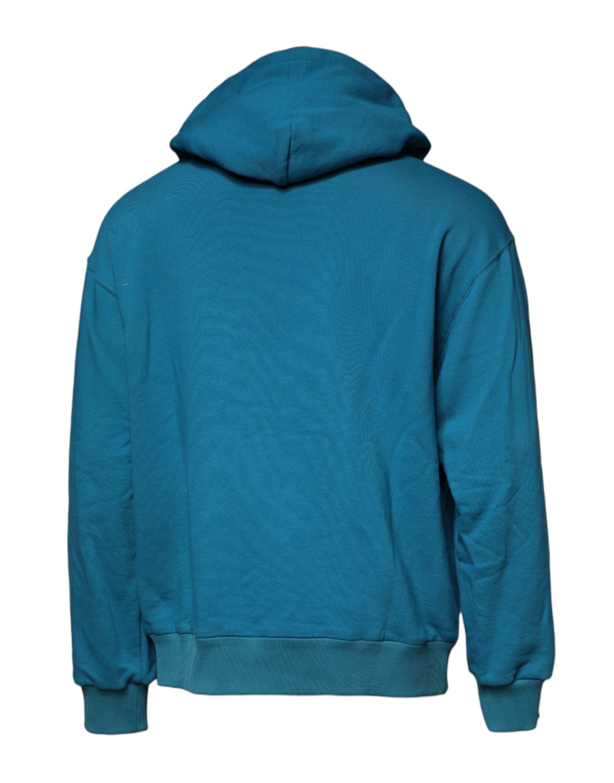 Logo Cotton Hooded Sweatshirt Men's Sweater - Dolce & Gabbana - Modalova