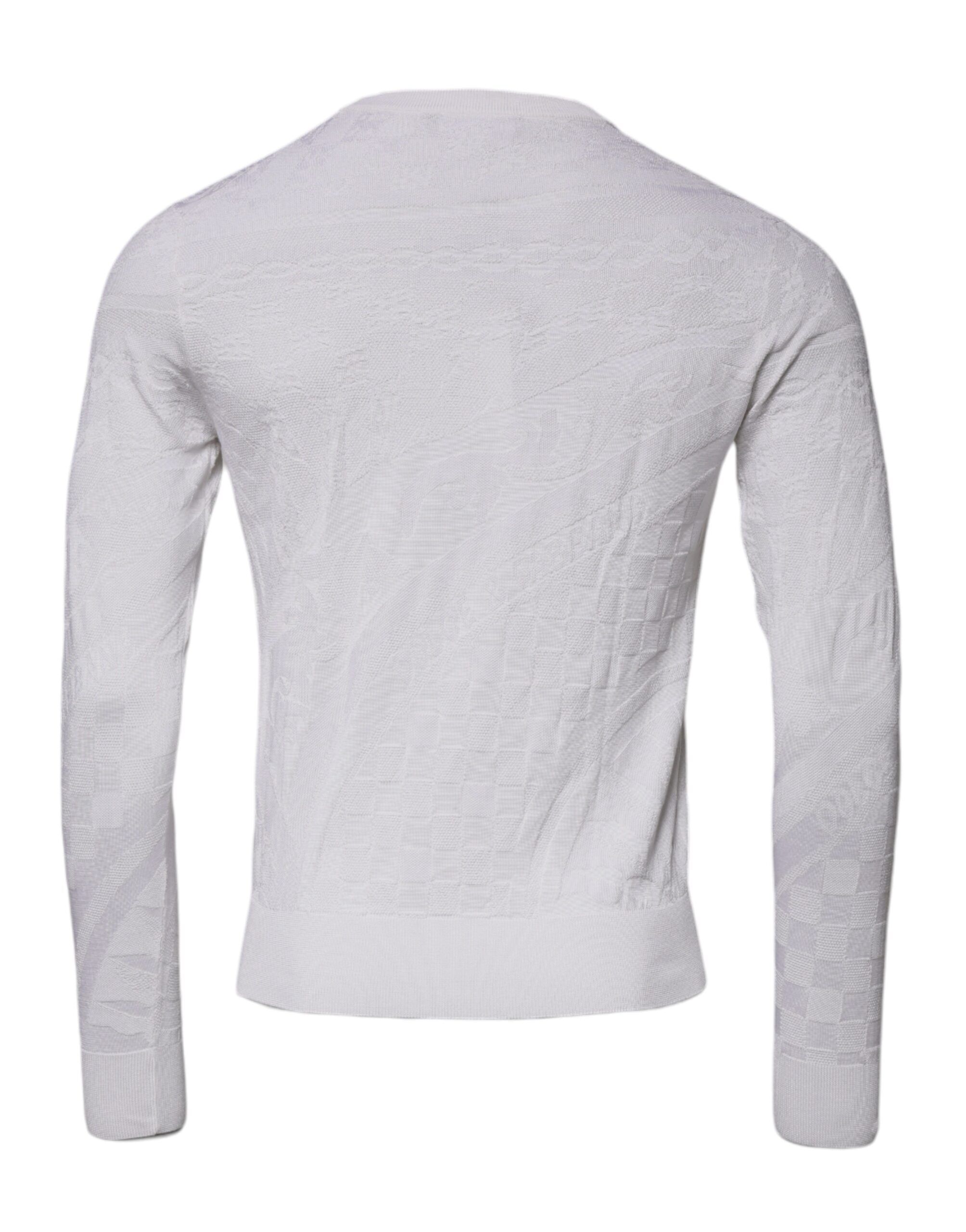 Silk Crew Neck Men Pullover Men's Sweater - Dolce & Gabbana - Modalova