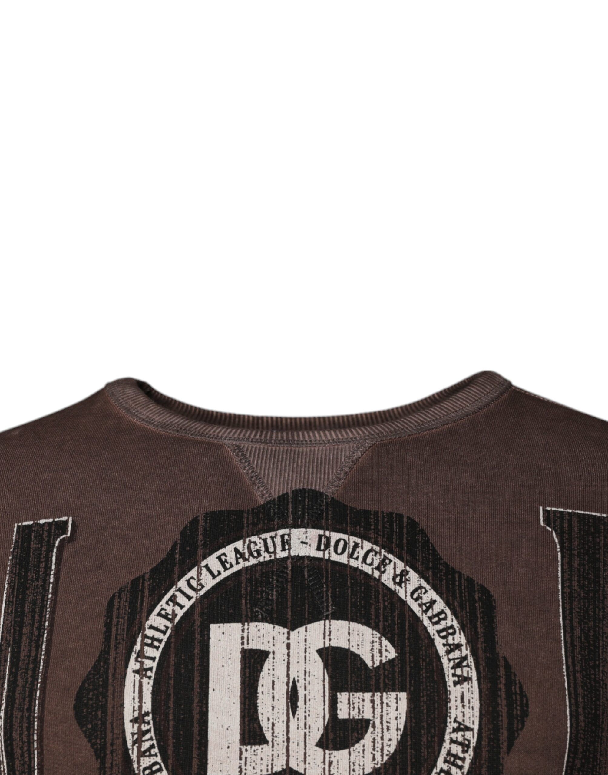 Logo Print Crew Neck Pullover Men's Sweater - Dolce & Gabbana - Modalova