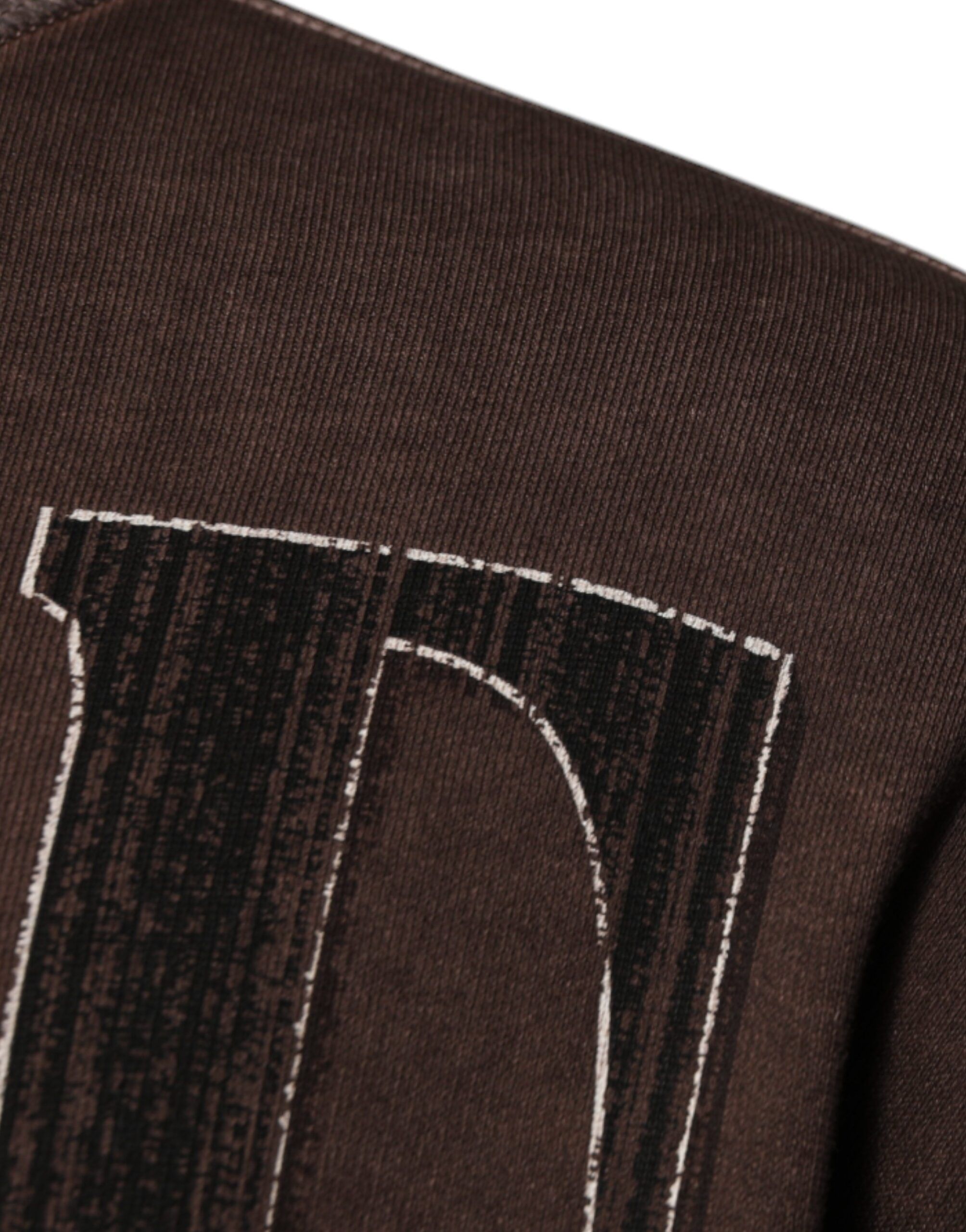 Logo Print Crew Neck Pullover Men's Sweater - Dolce & Gabbana - Modalova