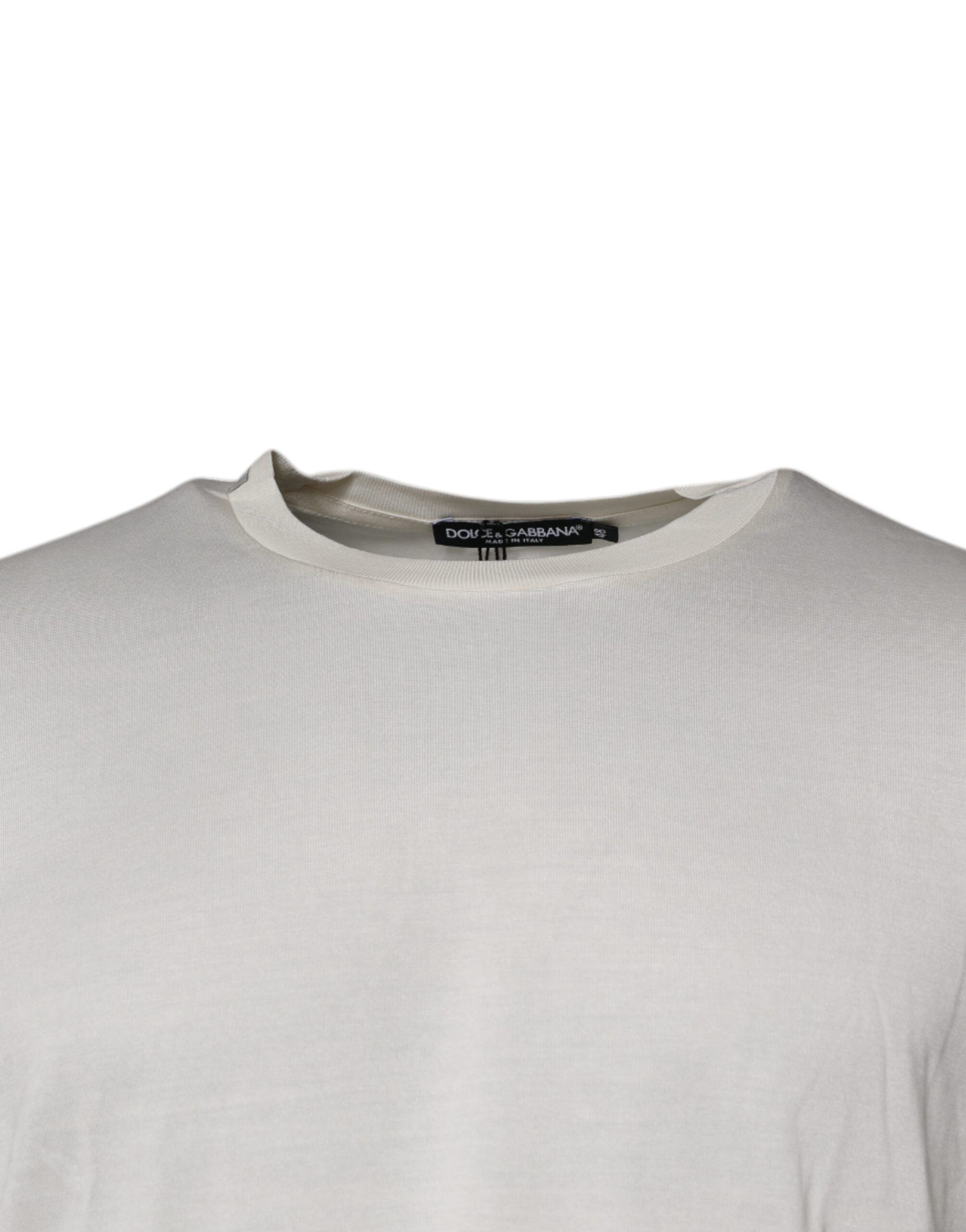 Silk Crew Neck Short Sleeve Men's T-shirt (Pre-Owned) - Dolce & Gabbana - Modalova