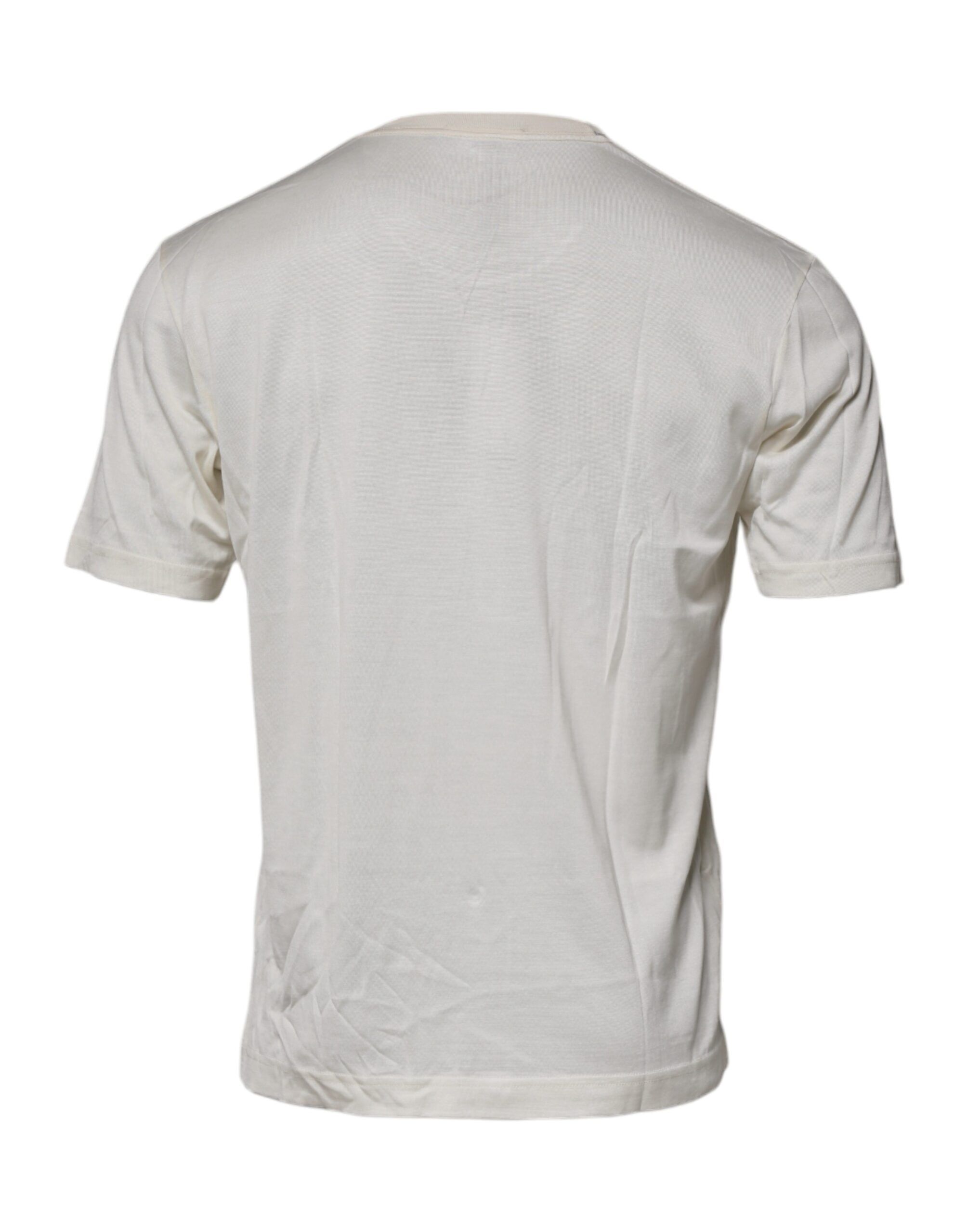 Silk Crew Neck Short Sleeve Men's T-shirt (Pre-Owned) - Dolce & Gabbana - Modalova