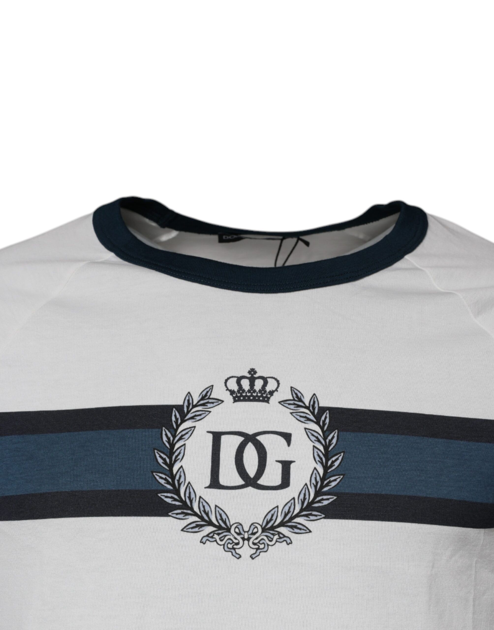 DG Crown Cotton Crew Neck Men's T-shirt (Pre-Owned) - Dolce & Gabbana - Modalova
