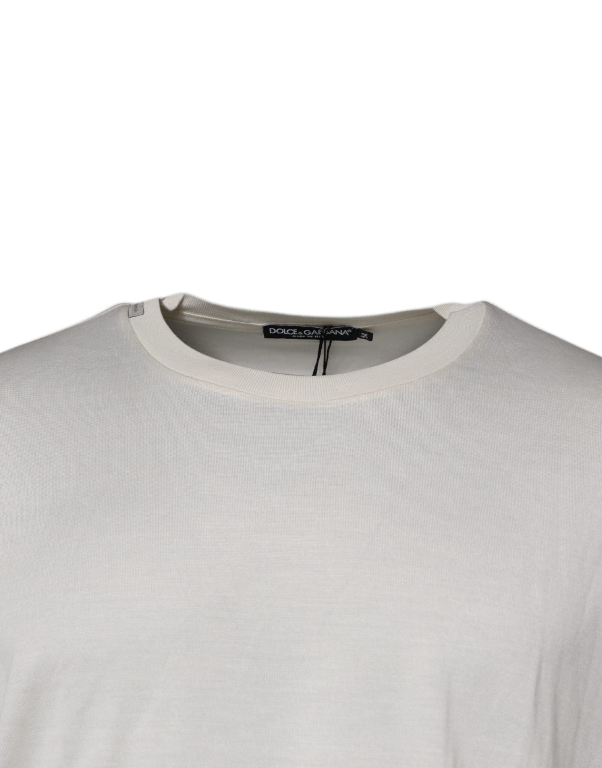 Silk CrewNeck Short Sleeve Men's T-shirt (Pre-Owned) - Dolce & Gabbana - Modalova