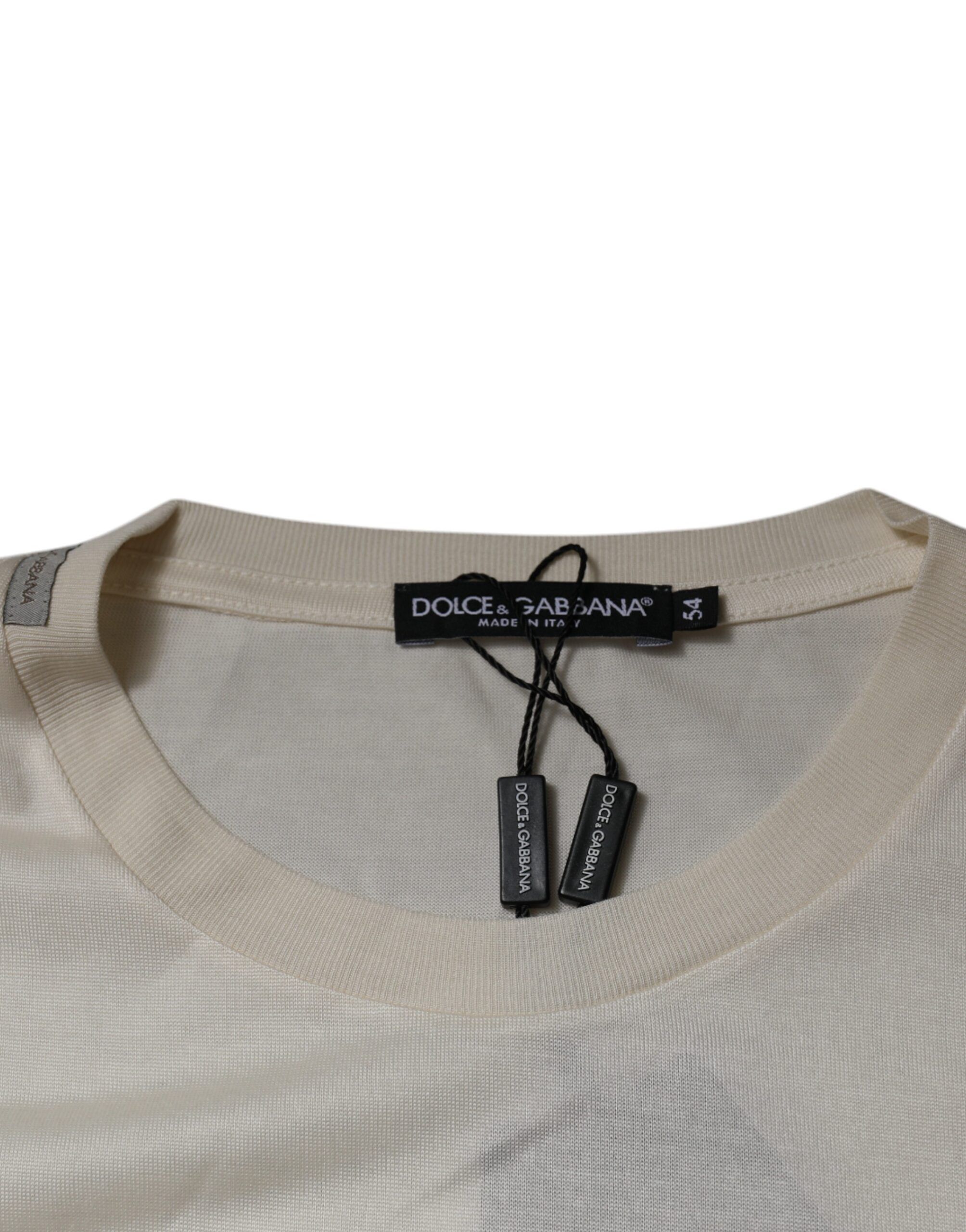 Silk CrewNeck Short Sleeve Men's T-shirt (Pre-Owned) - Dolce & Gabbana - Modalova