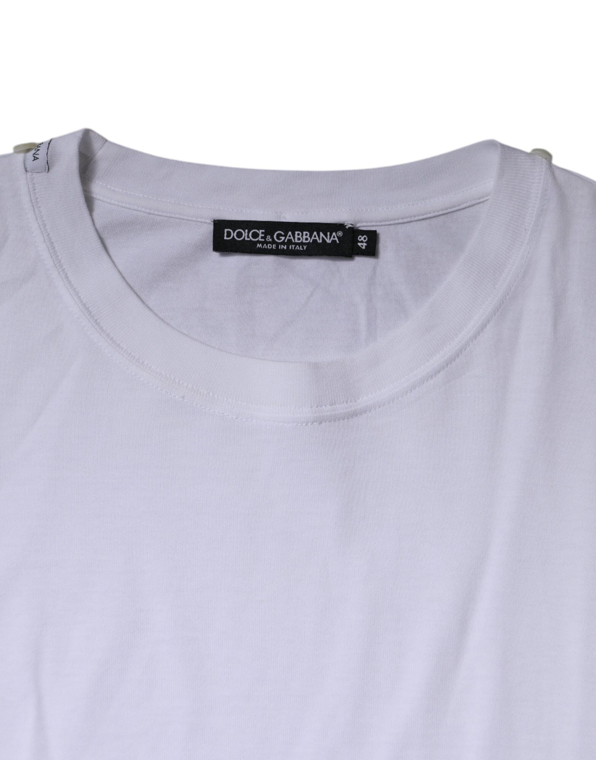 Cotton Crew Neck Short Sleeves Men's T-shirt (Pre-Owned) - Dolce & Gabbana - Modalova
