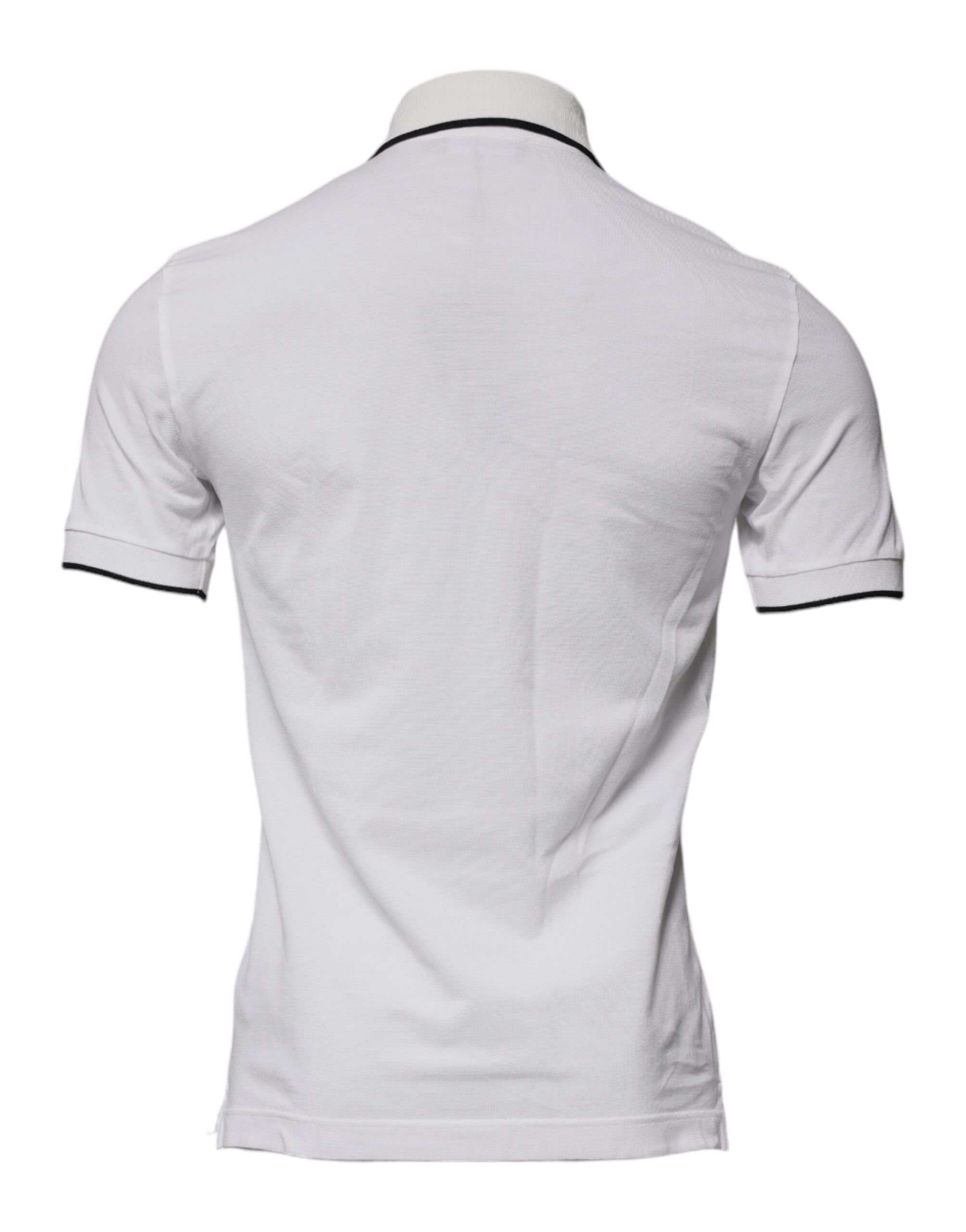 Crown Cotton Collared Polo Men's T-shirt (Pre-Owned) - Dolce & Gabbana - Modalova