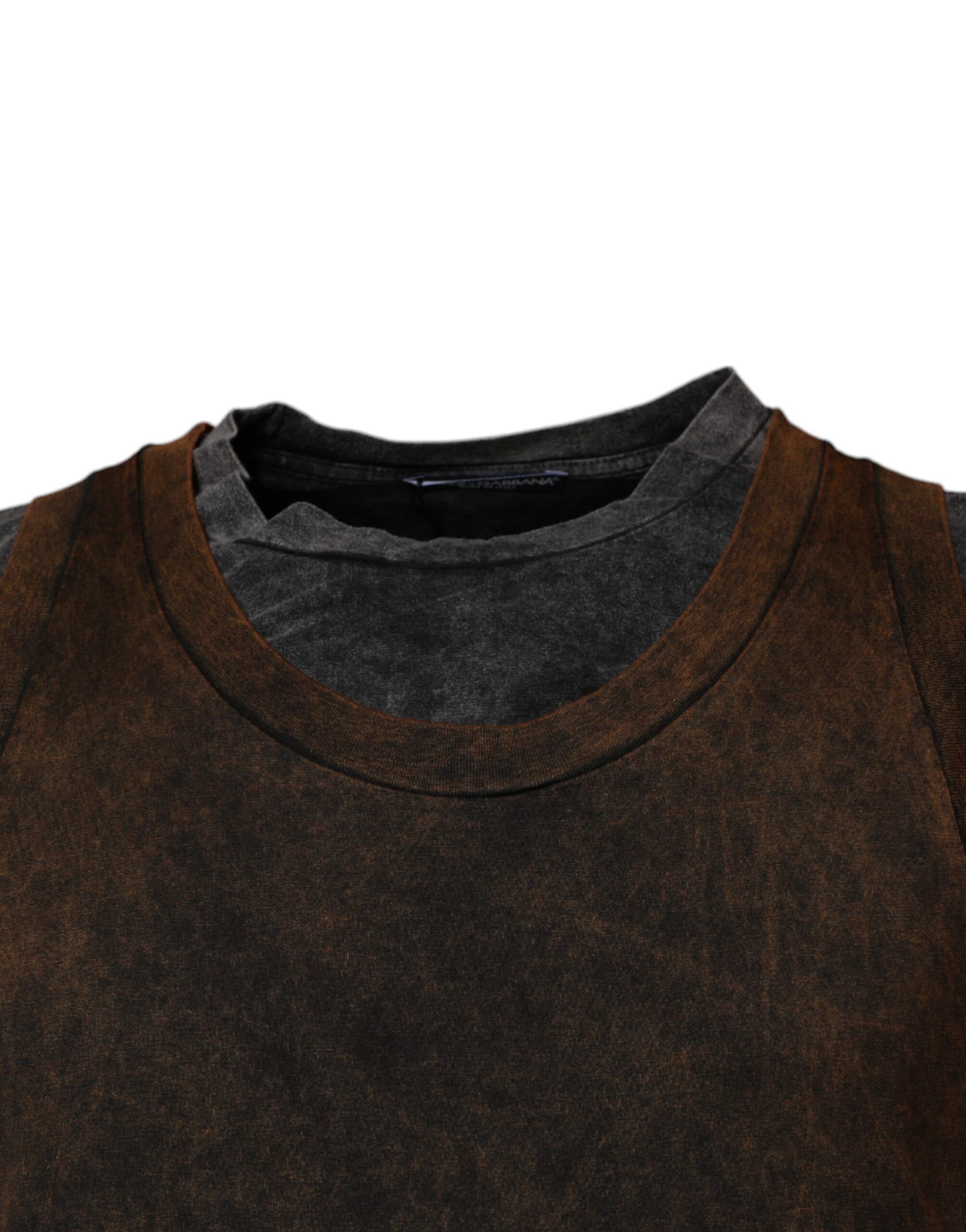 Cotton Round Neck Sleeveless Men's T-shirt - Dolce & Gabbana - Modalova