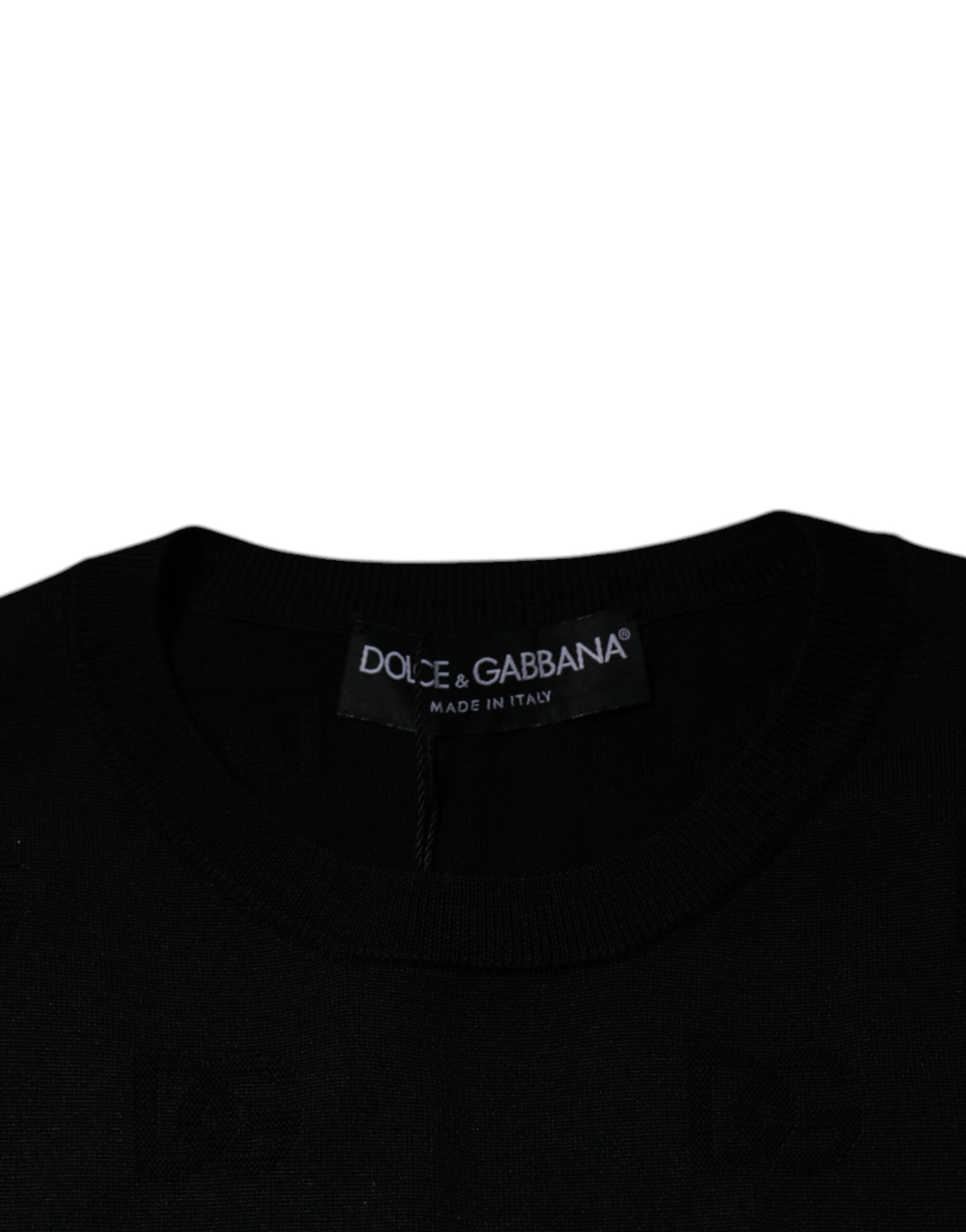 Silk Round Neck Sleeveless Men's T-shirt - Dolce & Gabbana - Modalova