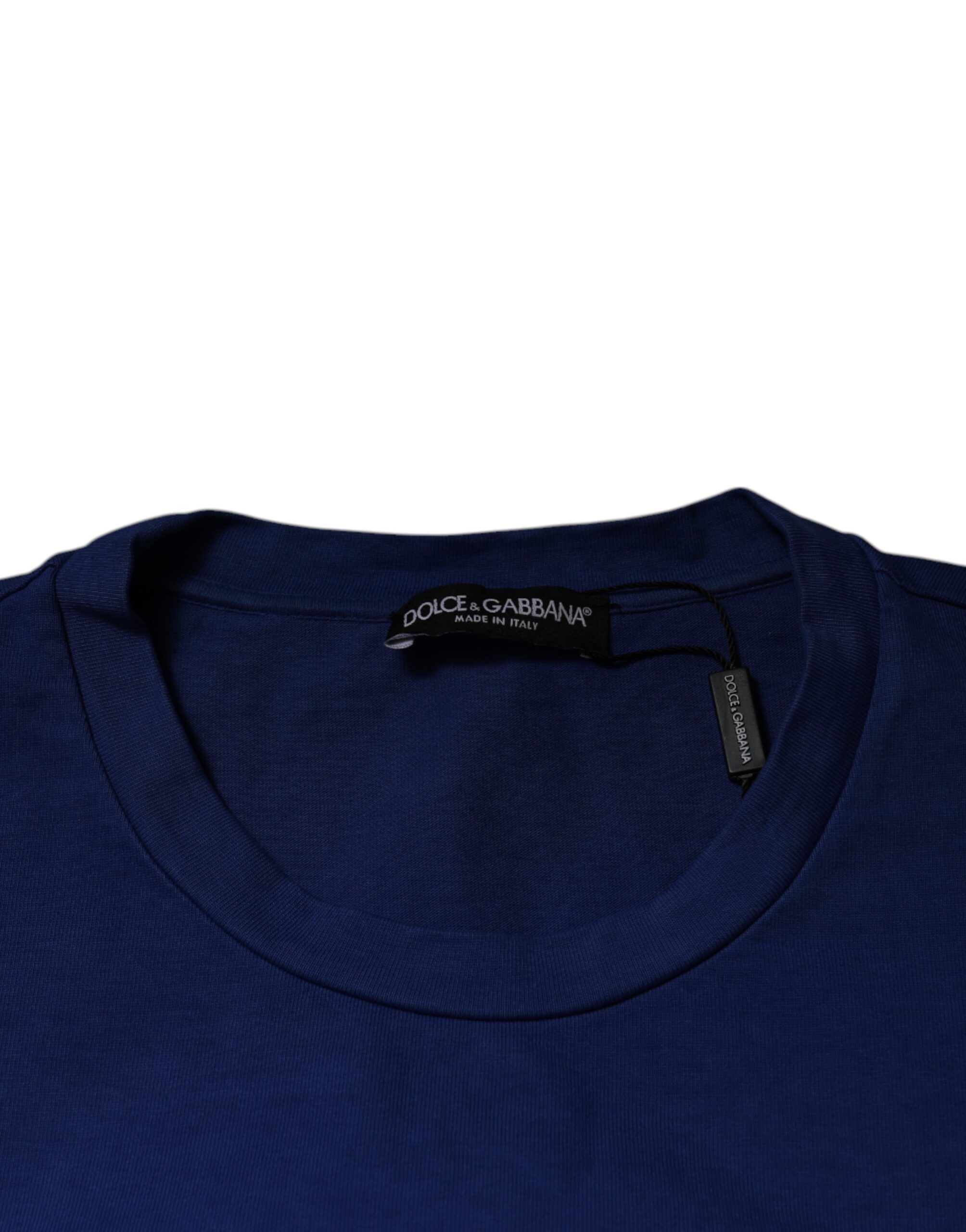 Graphic Print Cotton Crew Neck Men's T-shirt - Dolce & Gabbana - Modalova