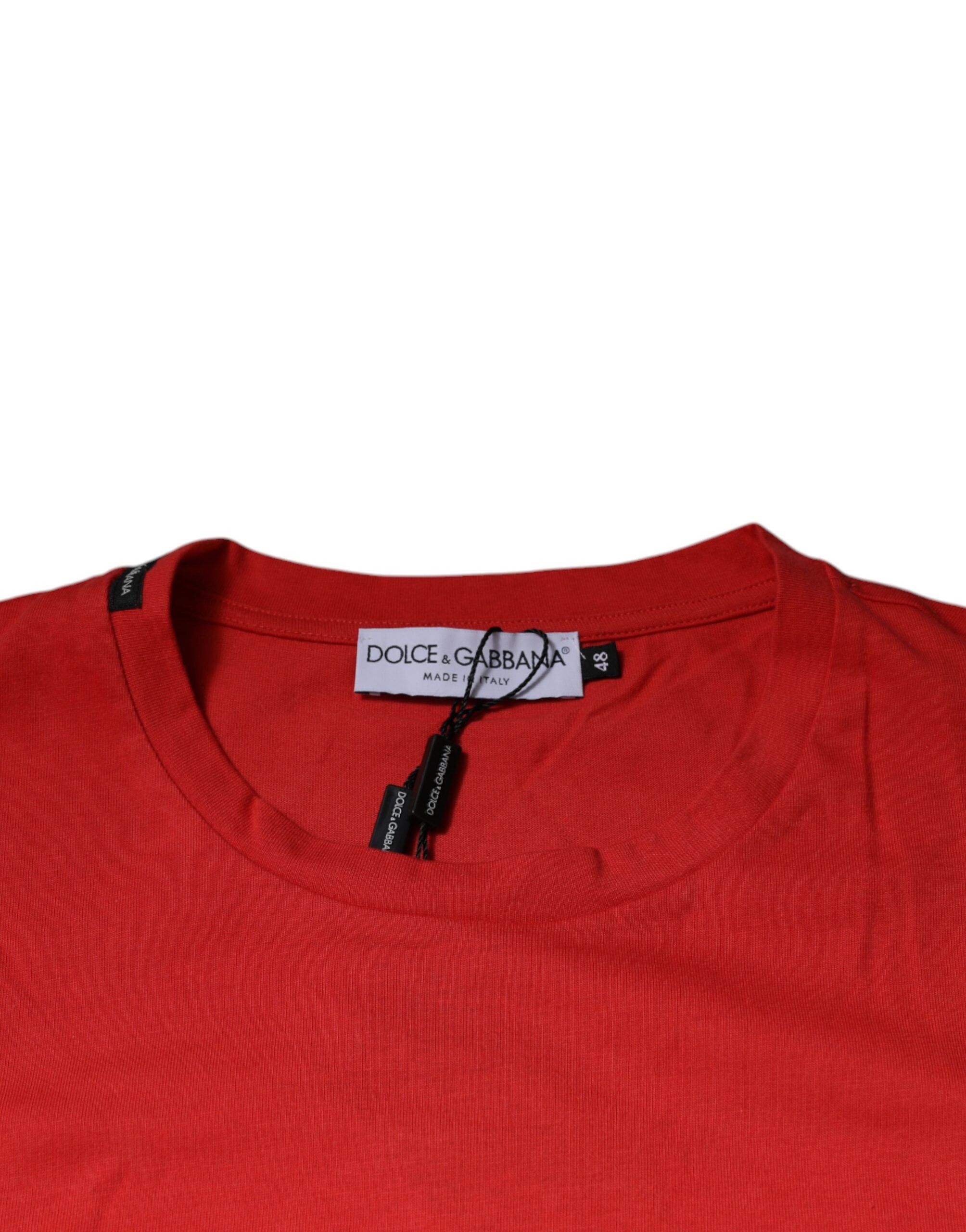 DG Logo Cotton Crew Neck Men's T-shirt - Dolce & Gabbana - Modalova