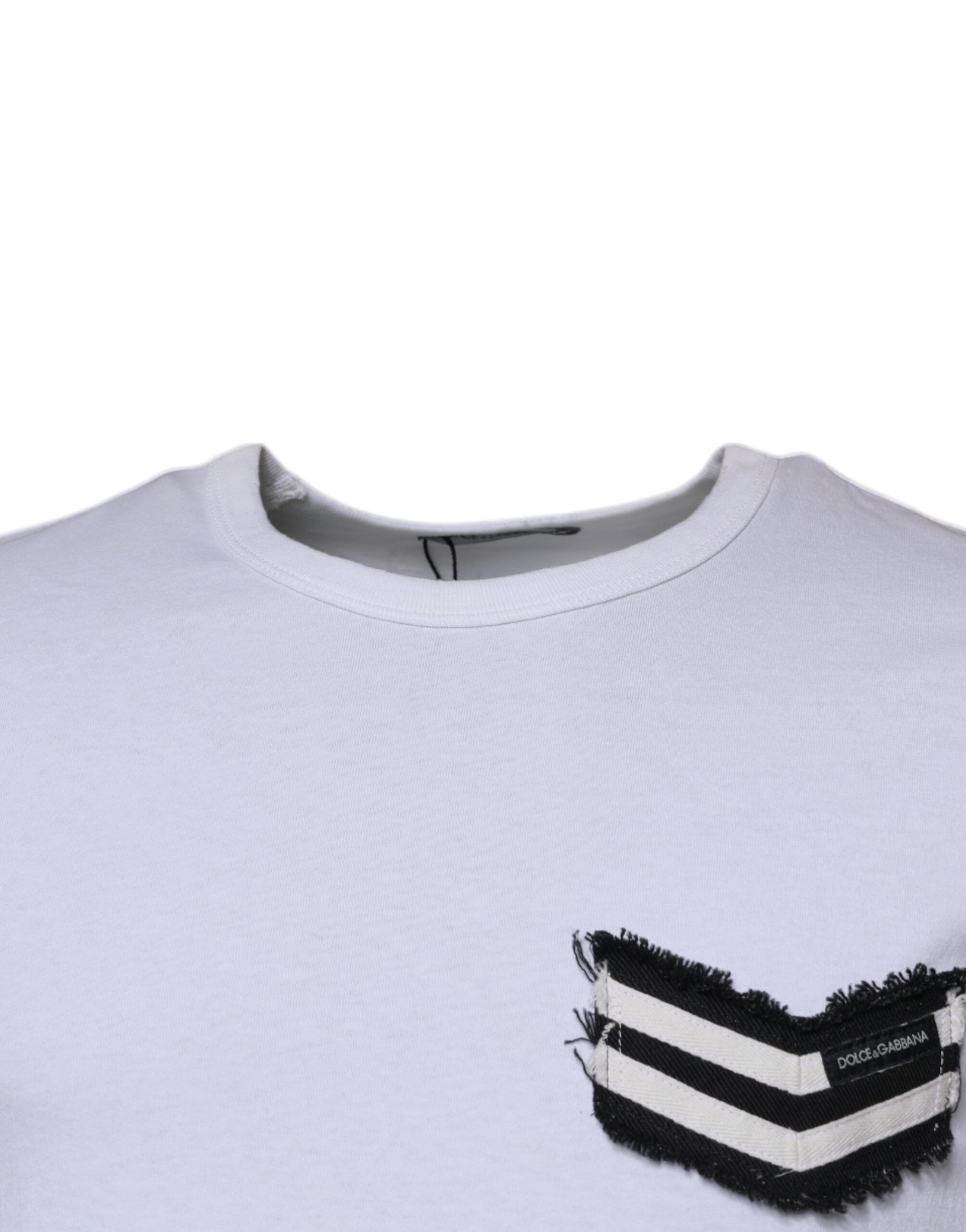 Stripes Crew Neck Short Sleeves Men's T-shirt - Dolce & Gabbana - Modalova