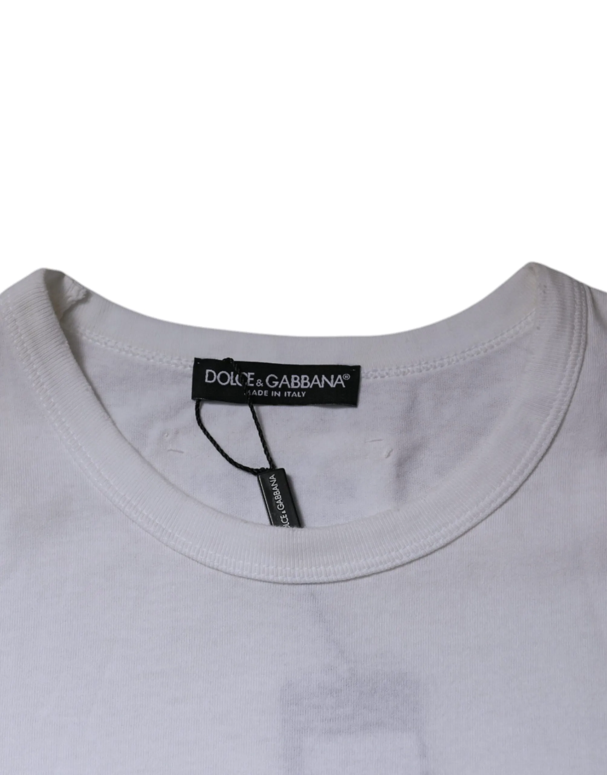 Stripes Crew Neck Short Sleeves Men's T-shirt - Dolce & Gabbana - Modalova