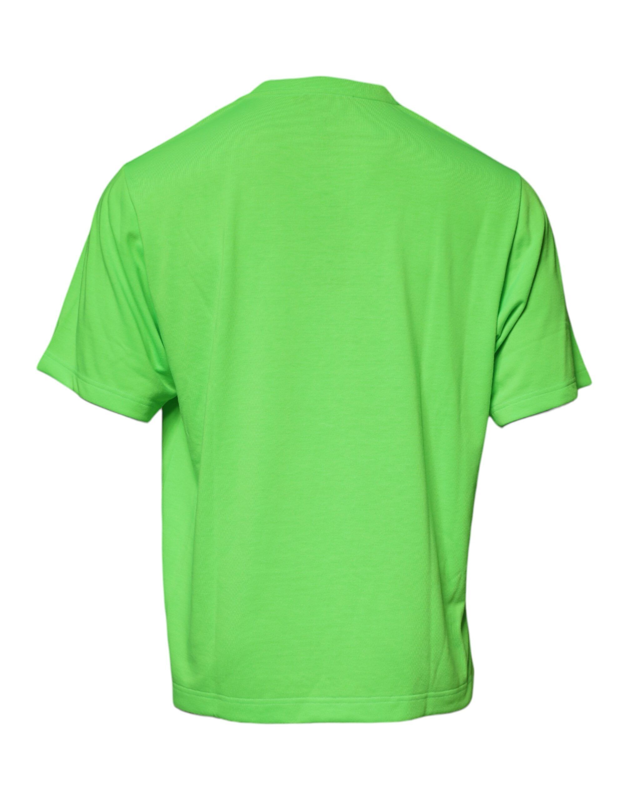 DG Logo Cotton Crew Neck Men's T-shirt - Dolce & Gabbana - Modalova