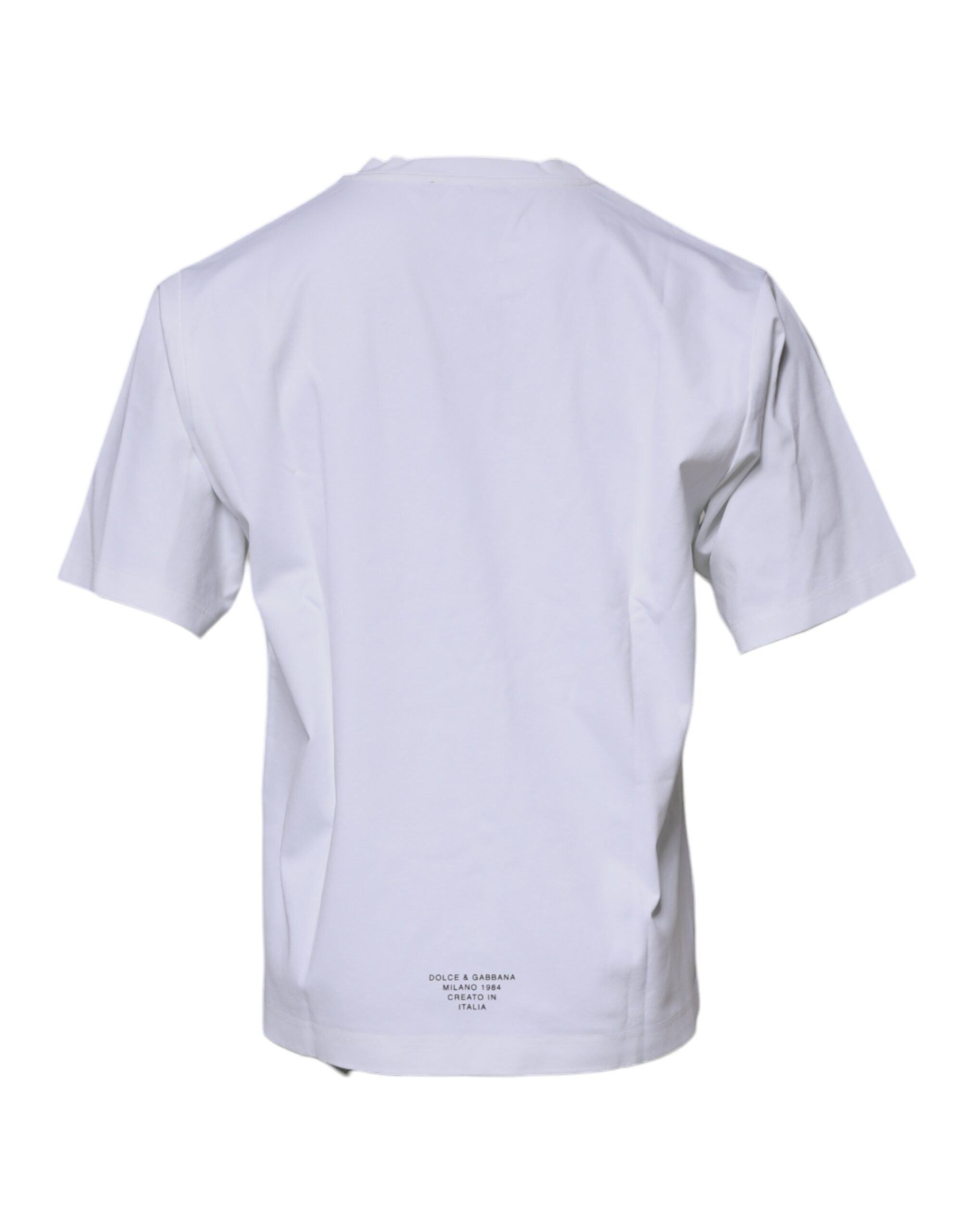 DG Logo Cotton Crew Neck Men's T-shirt - Dolce & Gabbana - Modalova