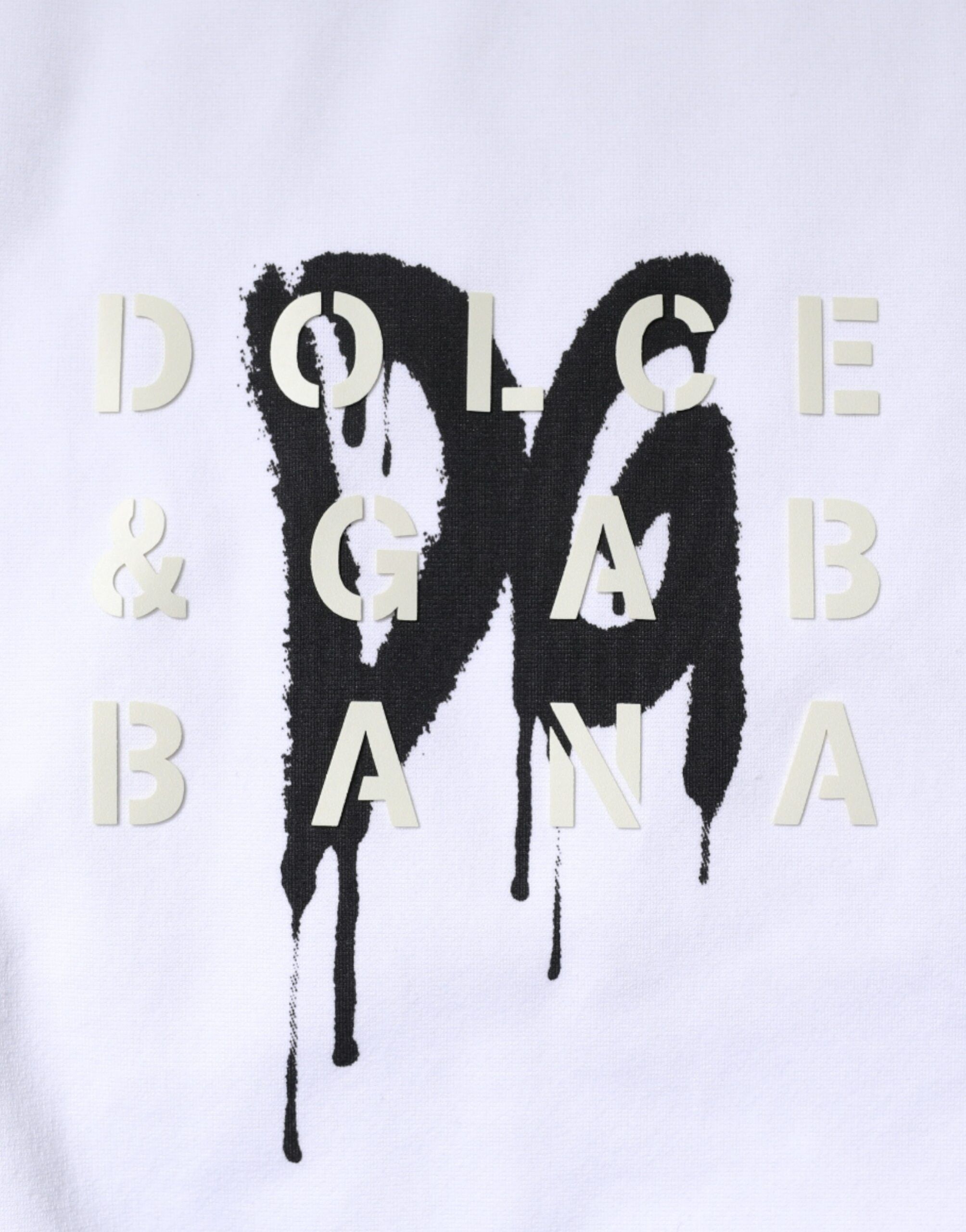DG Logo Cotton Crew Neck Men's T-shirt - Dolce & Gabbana - Modalova
