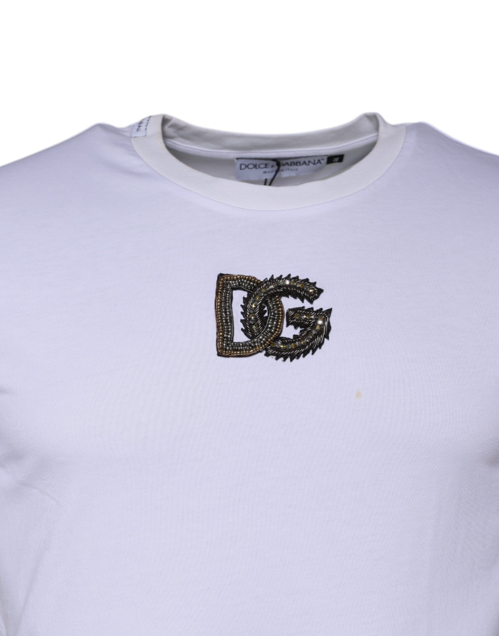DG Logo Cotton Crew Neck Men's T-shirt (Pre-Owned) - Dolce & Gabbana - Modalova