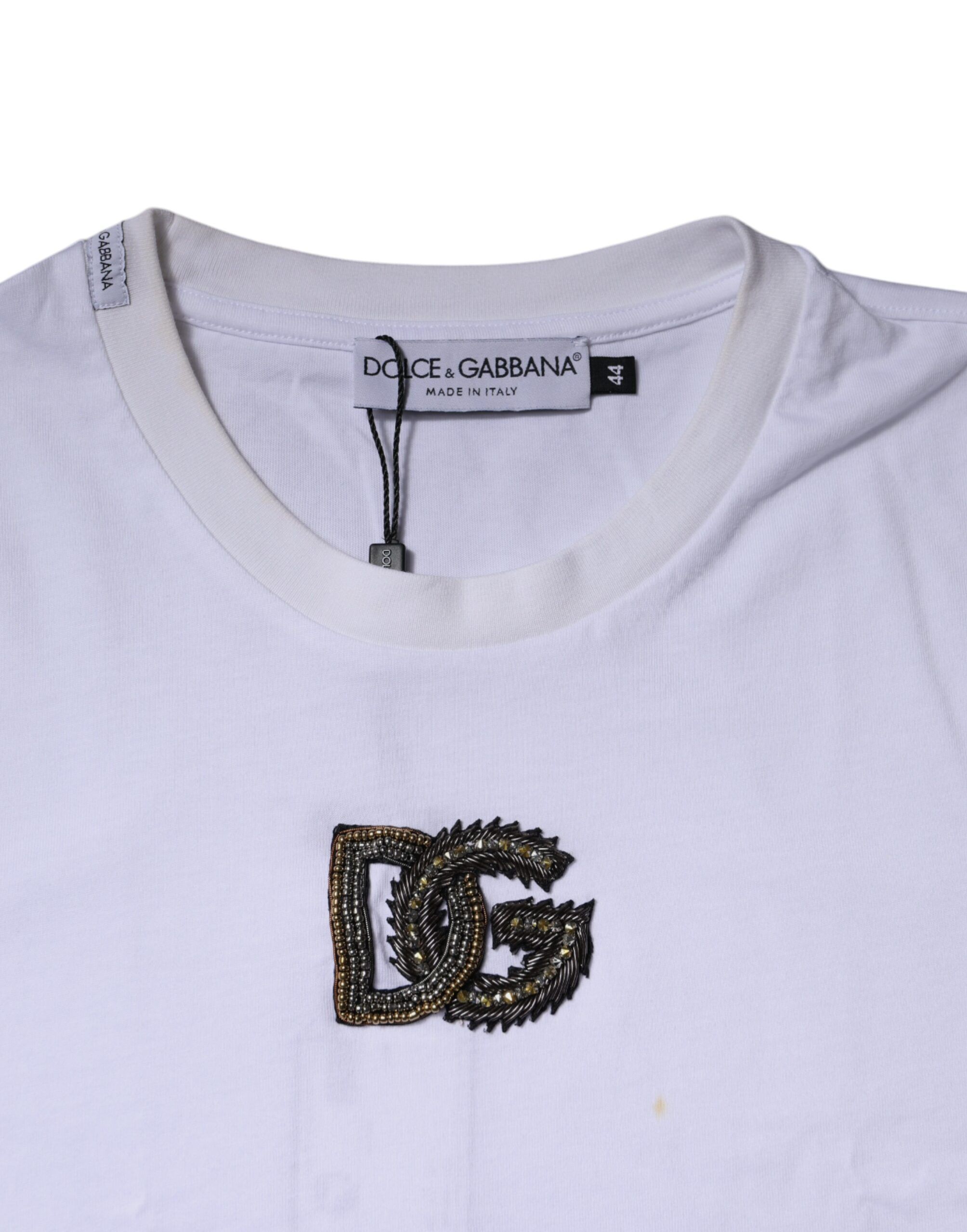 DG Logo Cotton Crew Neck Men's T-shirt (Pre-Owned) - Dolce & Gabbana - Modalova