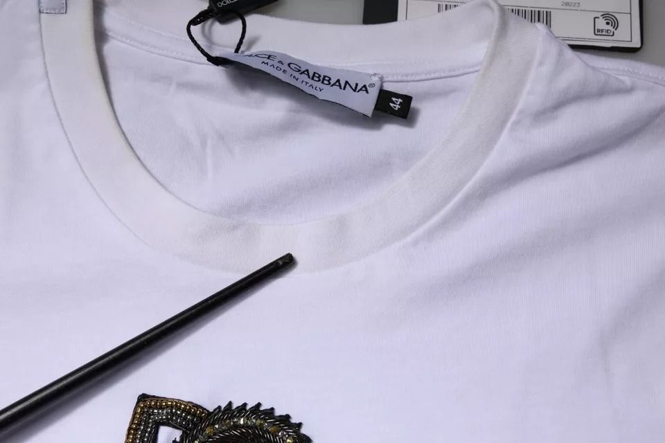 DG Logo Cotton Crew Neck Men's T-shirt (Pre-Owned) - Dolce & Gabbana - Modalova