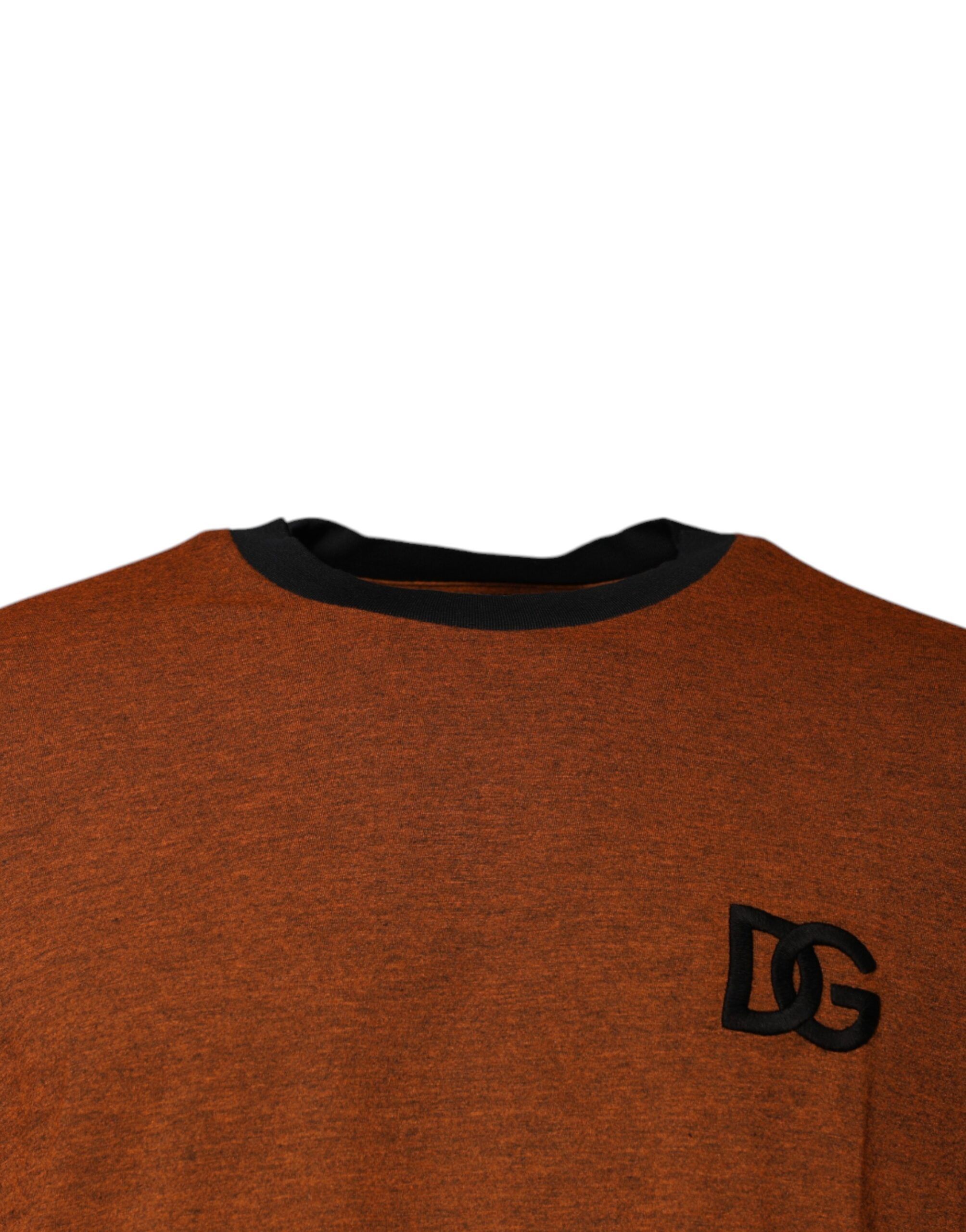 DG Logo Cotton Crew Neck Men's T-shirt - Dolce & Gabbana - Modalova